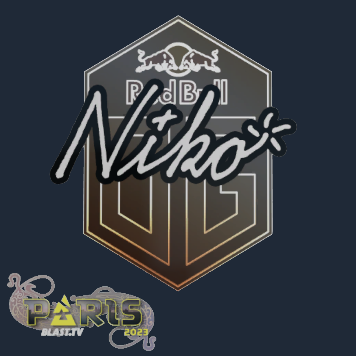 Sticker | niko  | Paris 2023 Screenshot