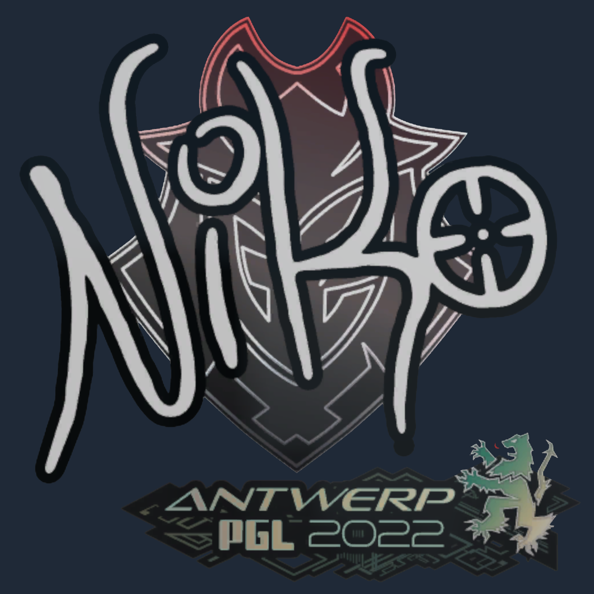 Sticker | NiKo | Antwerp 2022 Screenshot