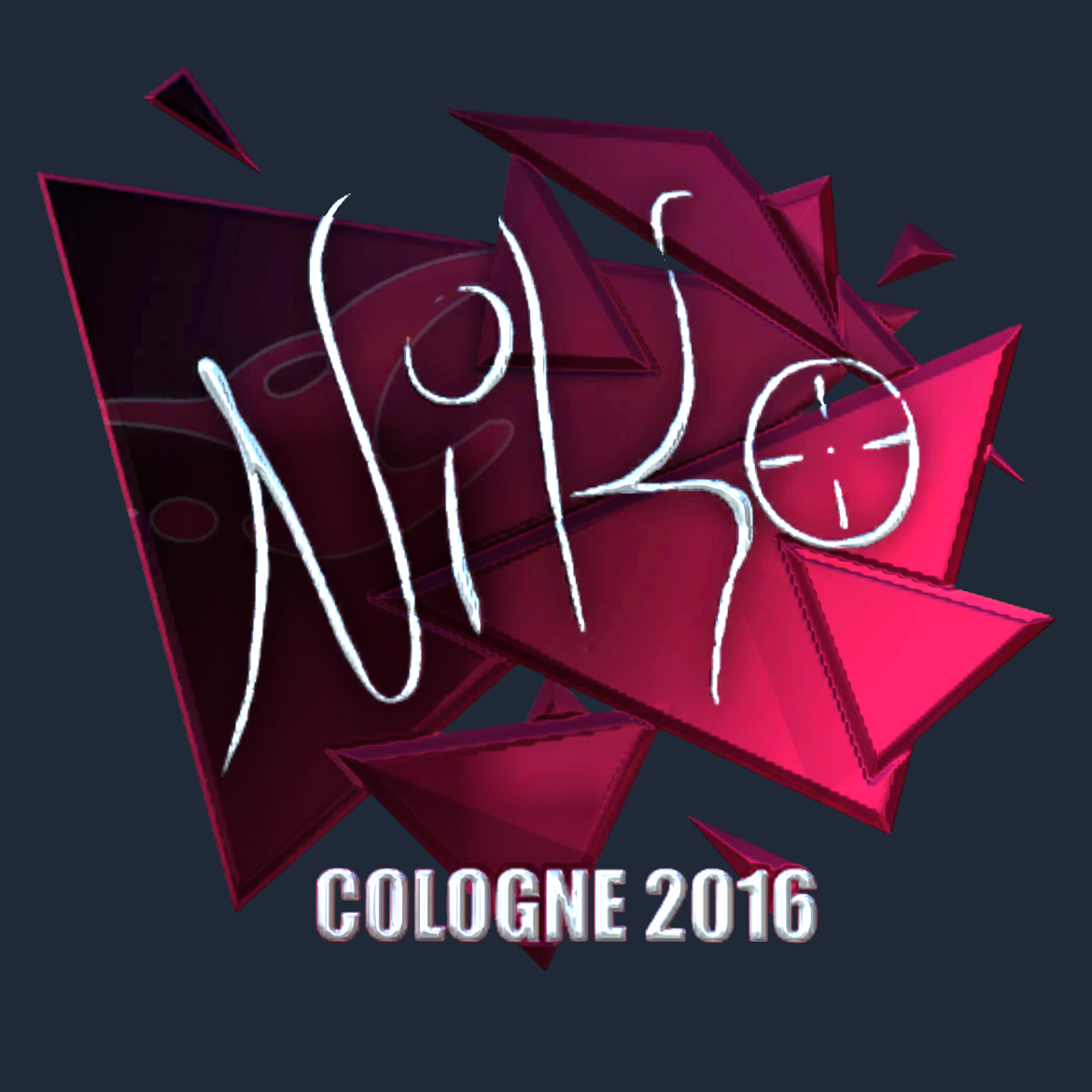 Sticker | NiKo (Foil) | Cologne 2016 Screenshot