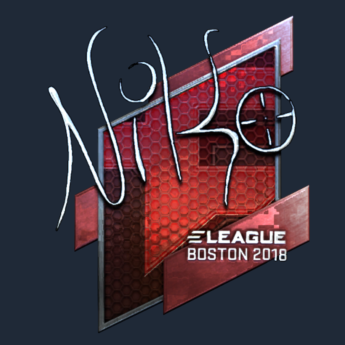 Sticker | NiKo (Foil) | Boston 2018 Screenshot
