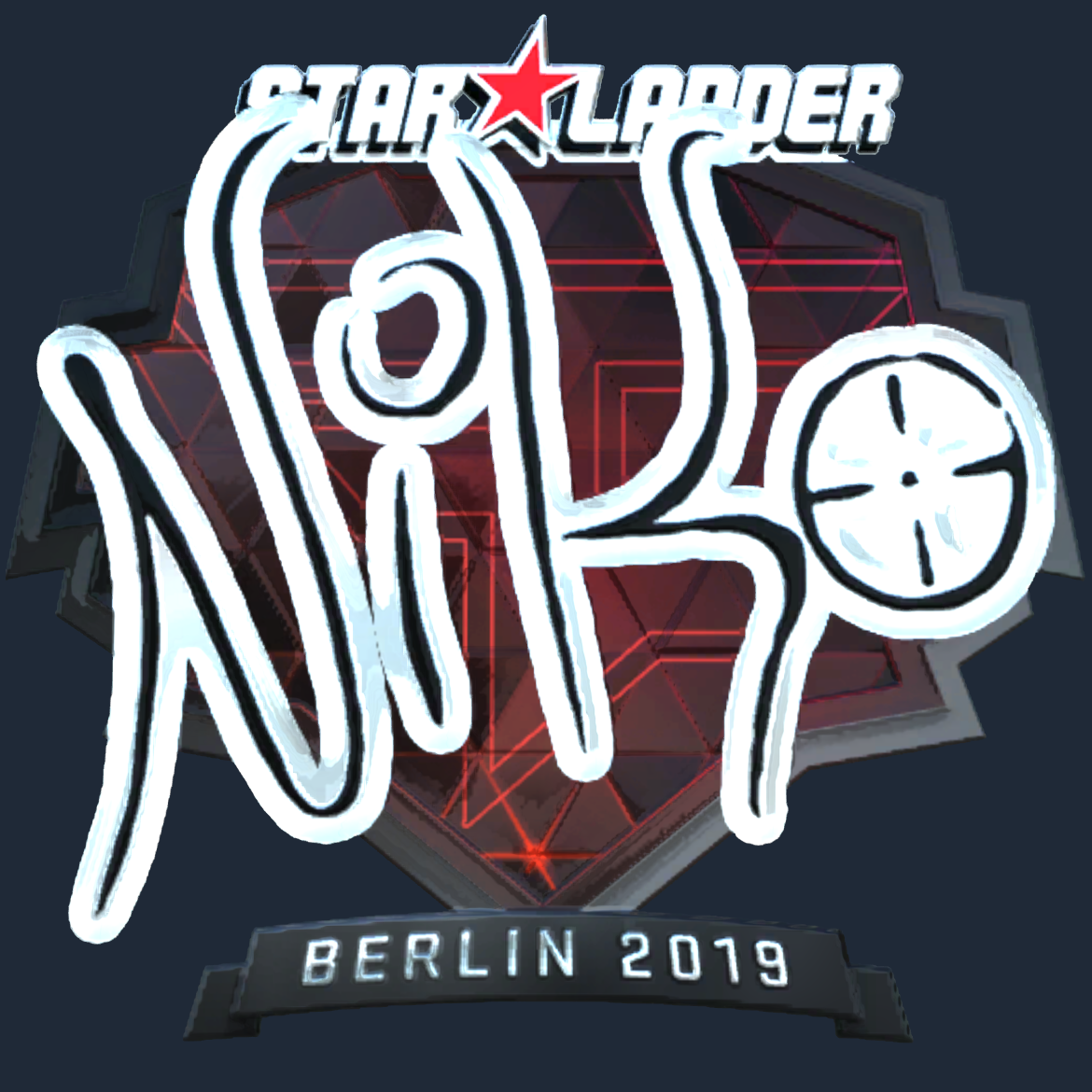 Sticker | NiKo (Foil) | Berlin 2019 Screenshot