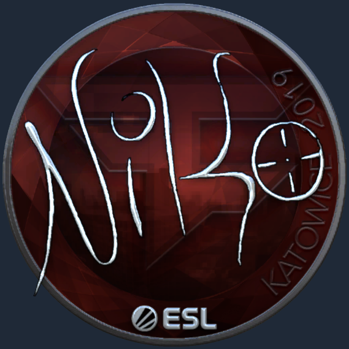 Sticker | NiKo (Foil) | Katowice 2019 Screenshot