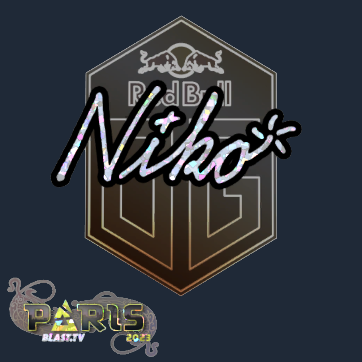 Sticker | niko (Glitter)  | Paris 2023 Screenshot
