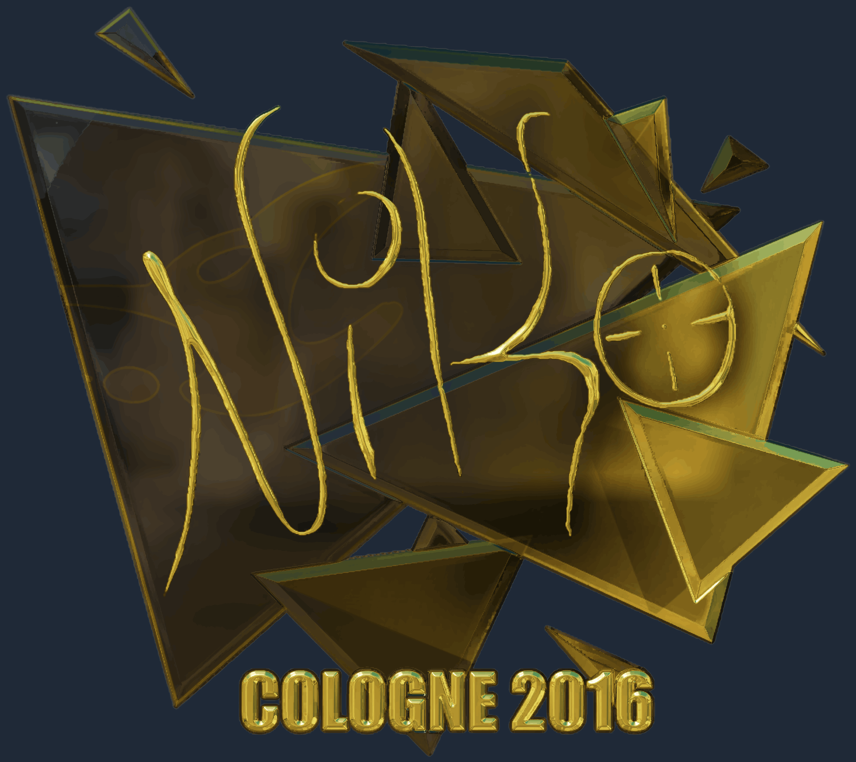 Sticker | NiKo (Gold) | Cologne 2016 Screenshot