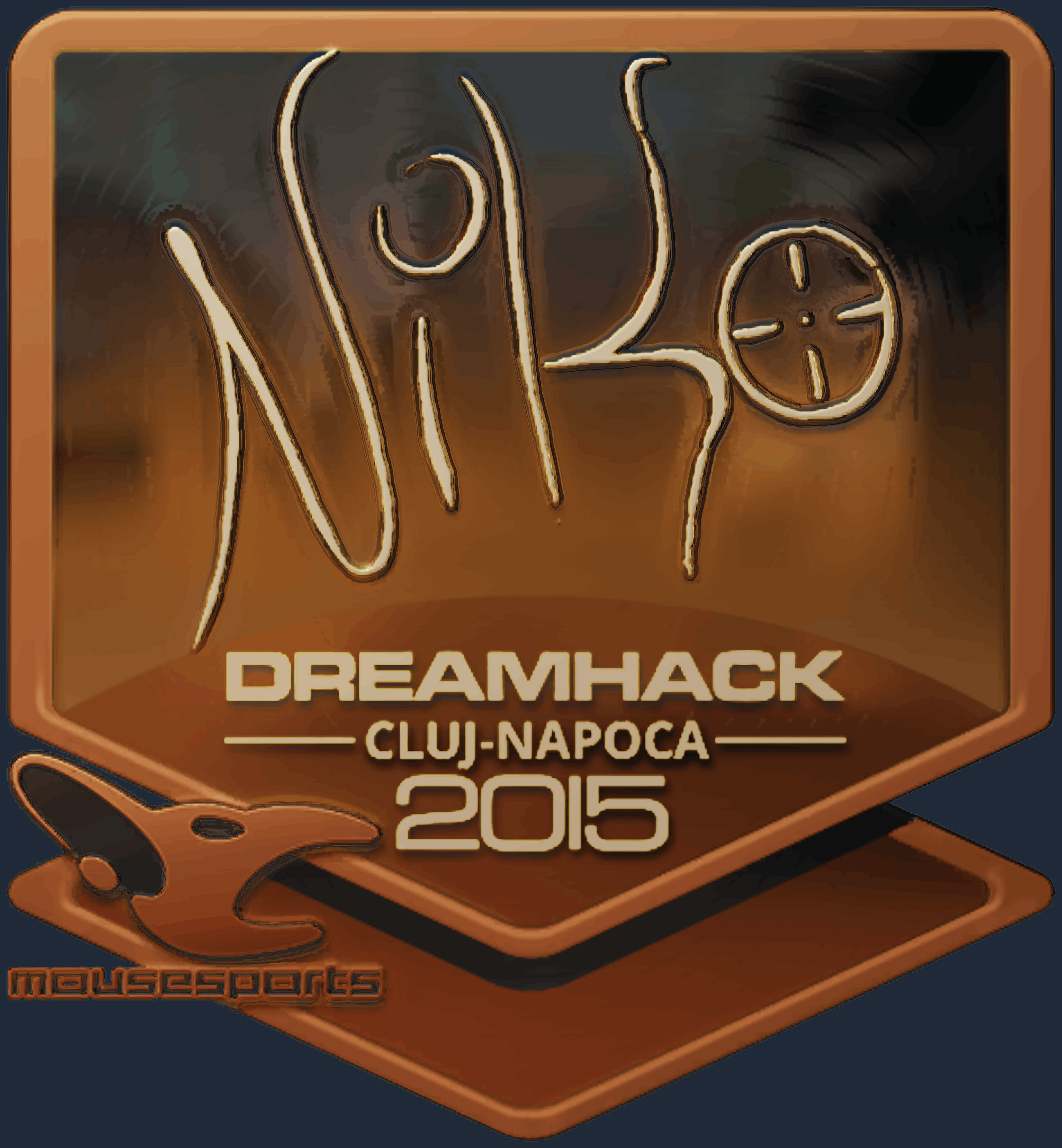 Sticker | NiKo (Gold) | Cluj-Napoca 2015 Screenshot