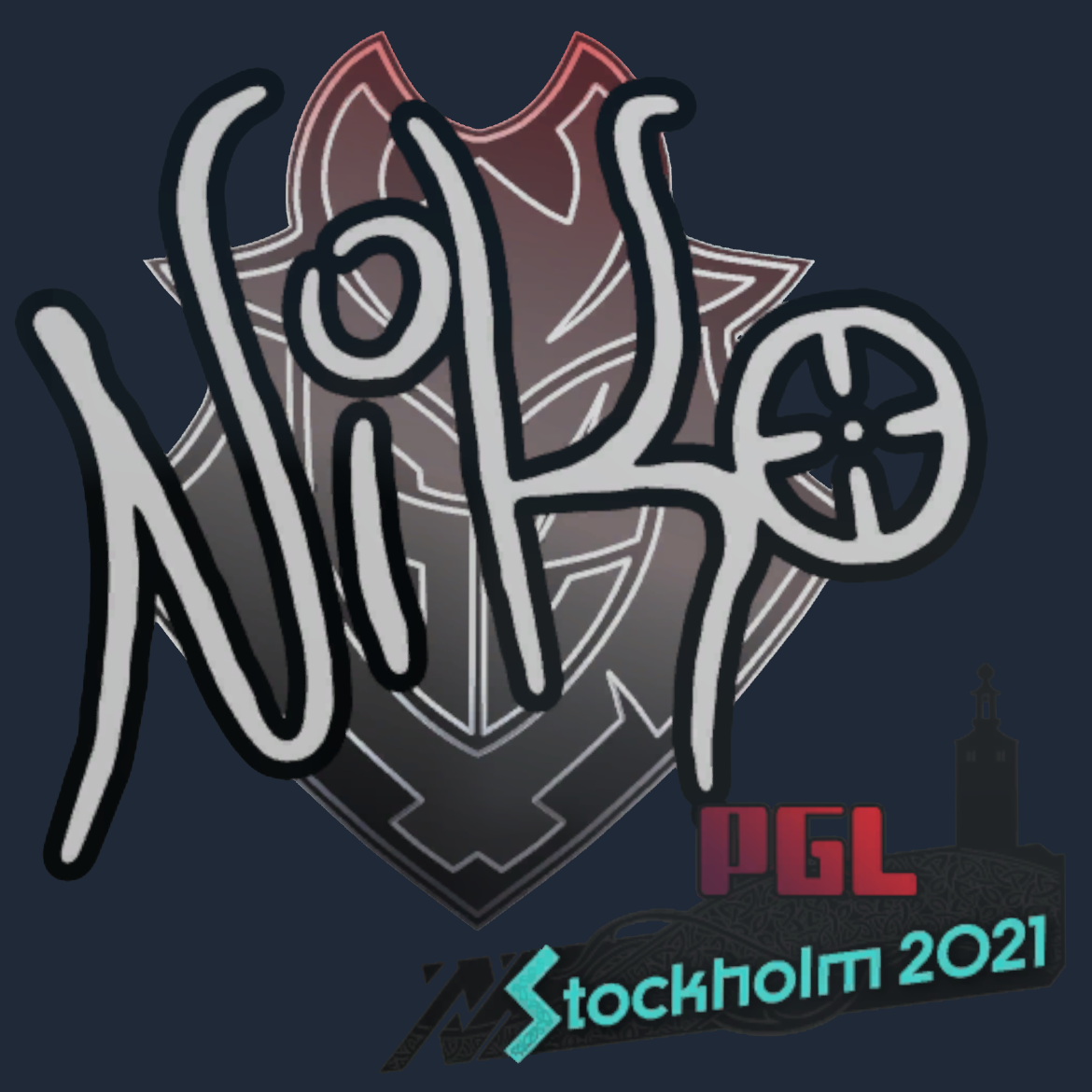 Sticker | NiKo | Stockholm 2021 Screenshot