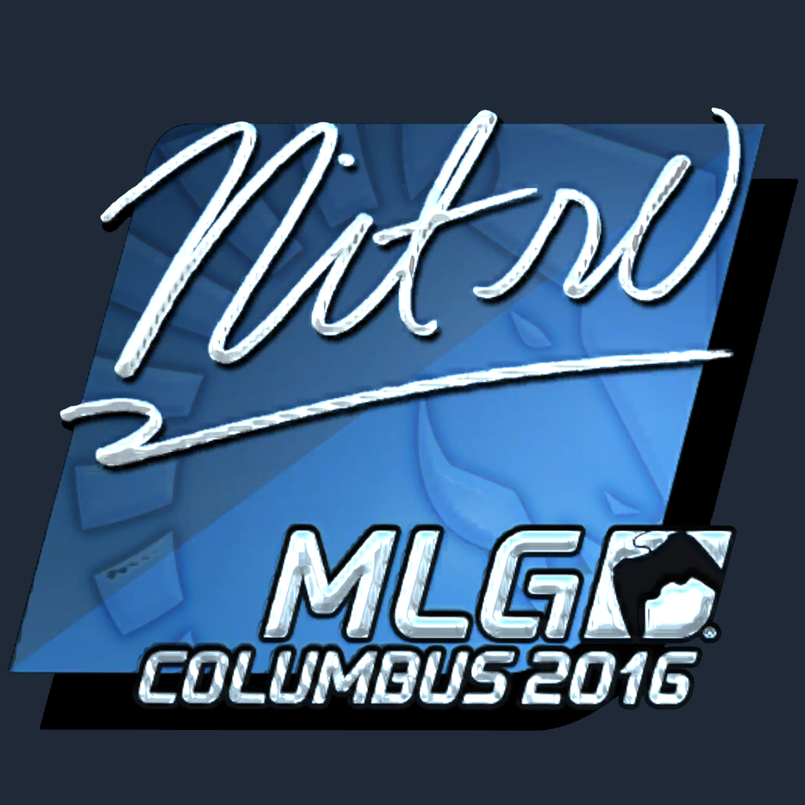 Sticker | nitr0 (Foil) | MLG Columbus 2016 Screenshot