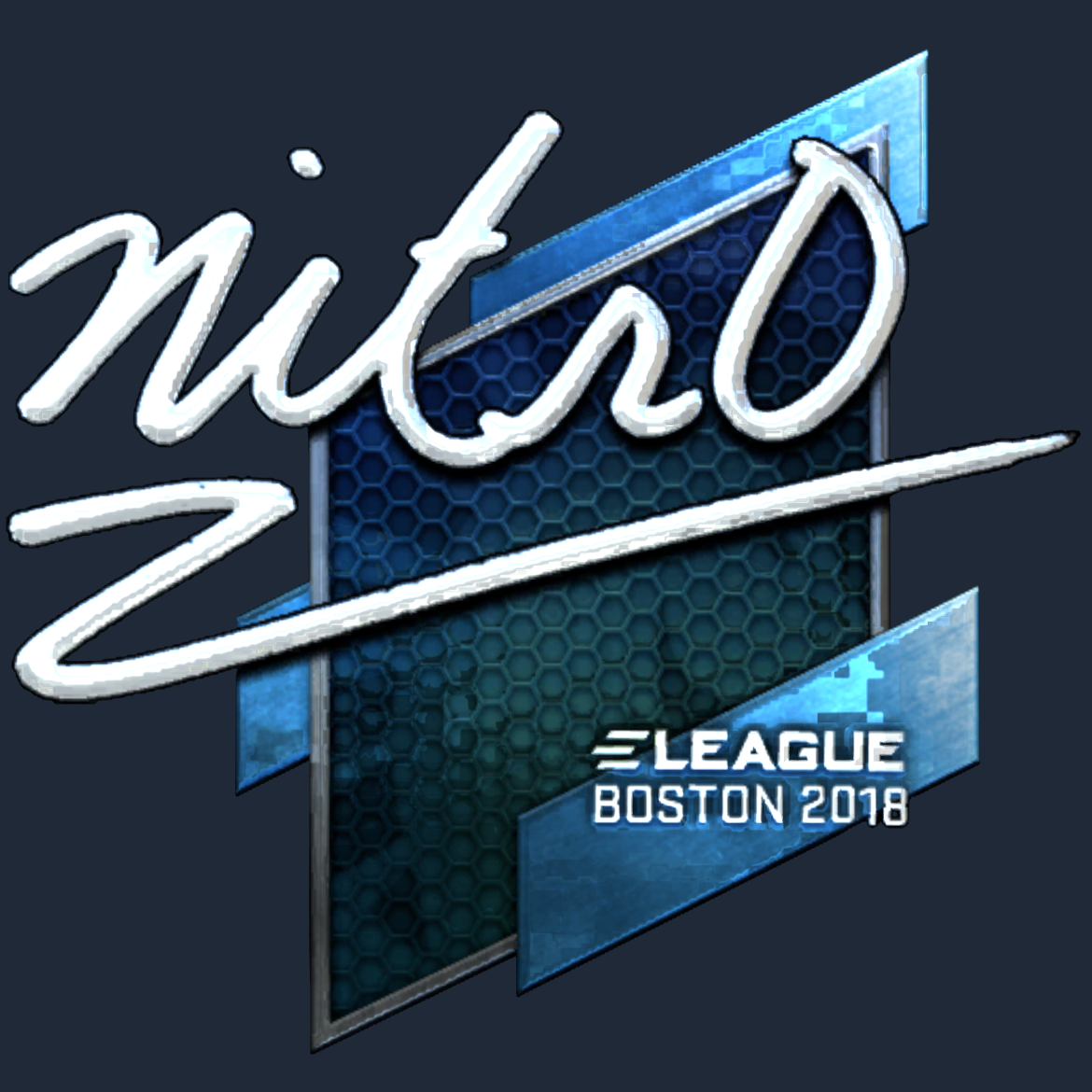 Sticker | nitr0 (Foil) | Boston 2018 Screenshot