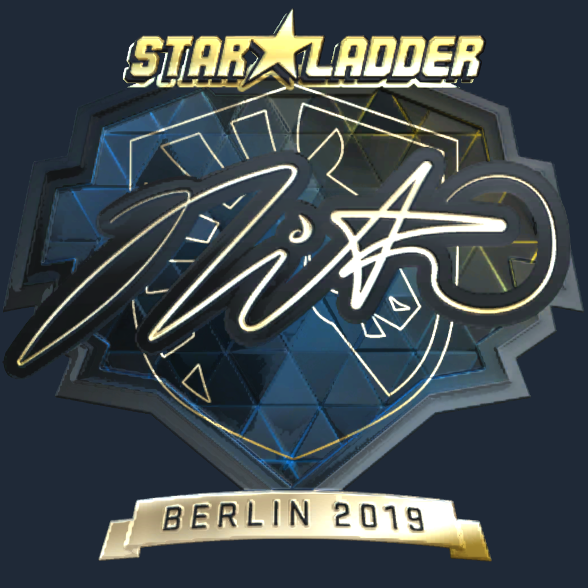 Sticker | nitr0 (Gold) | Berlin 2019 Screenshot