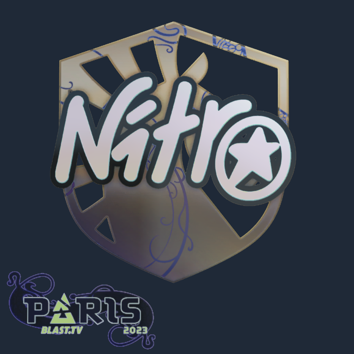 Sticker | nitr0 (Holo) | Paris 2023 Screenshot