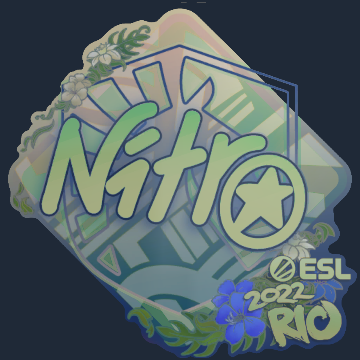 Sticker | nitr0 (Holo) | Rio 2022 Screenshot