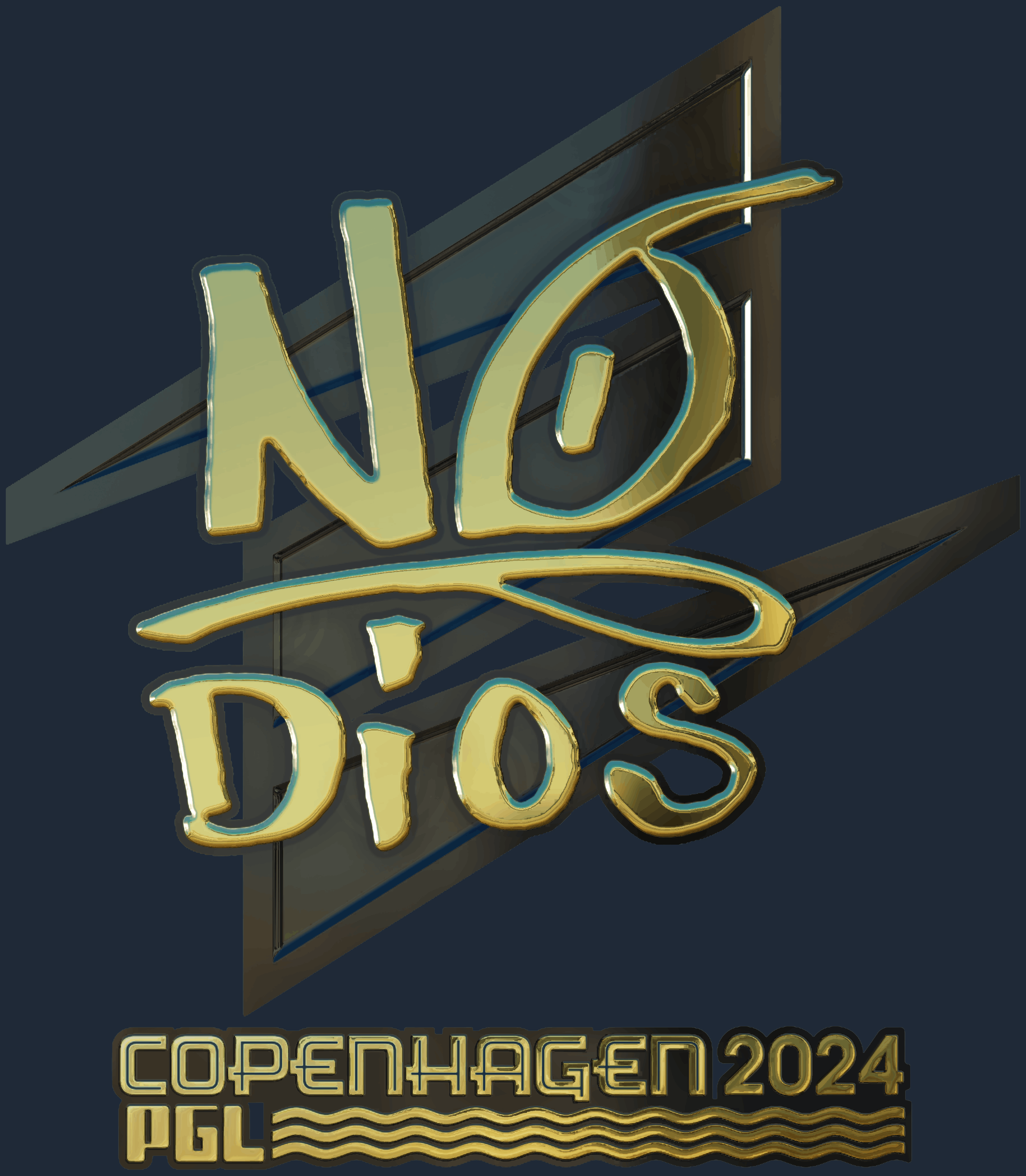 Sticker | Nodios (Gold) | Copenhagen 2024 Screenshot