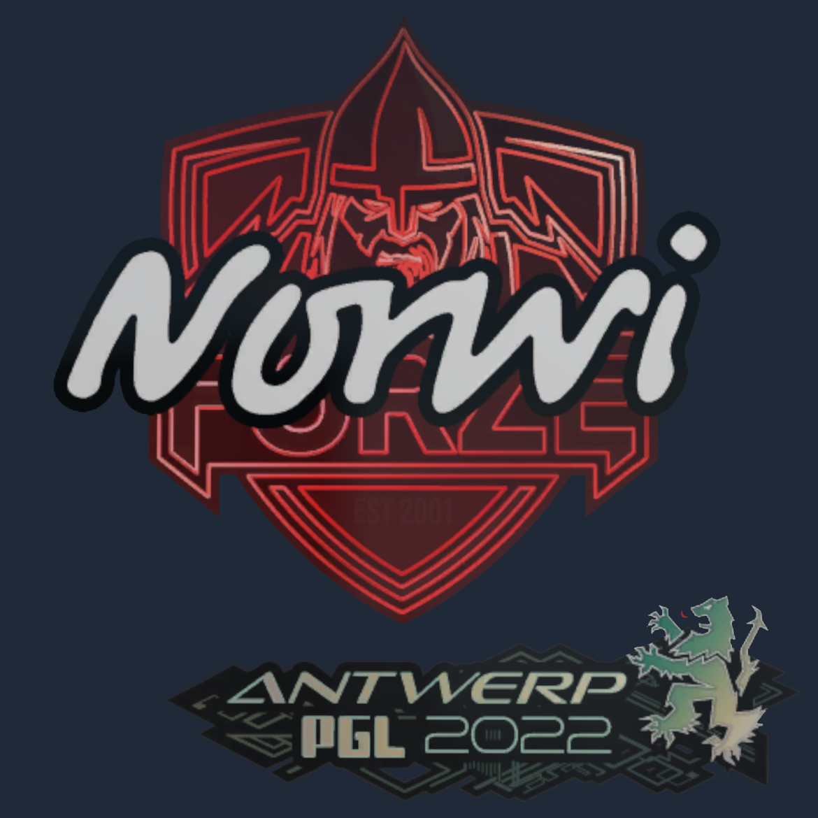Sticker | Norwi | Antwerp 2022 Screenshot