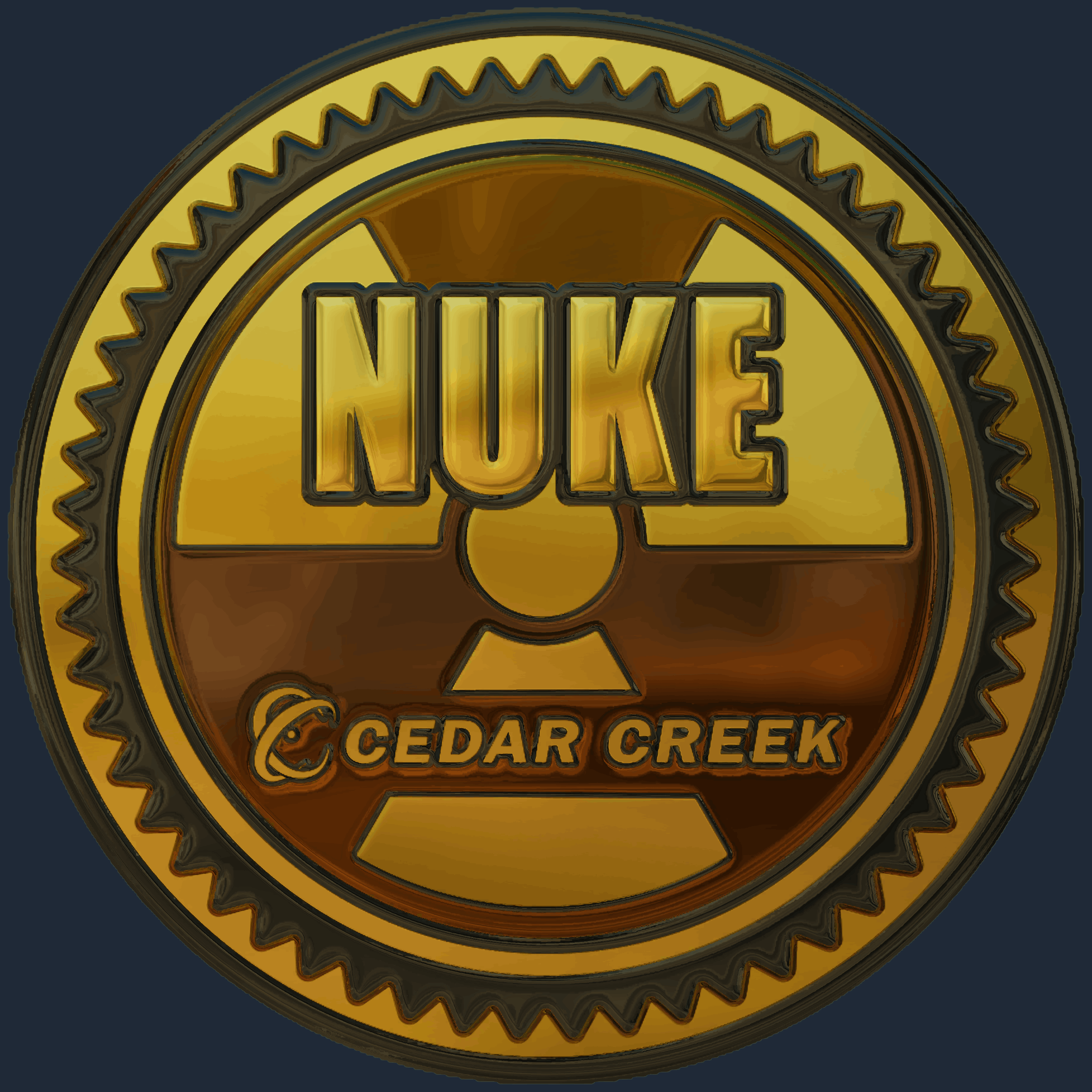 Sticker | Nuke (Gold) Screenshot