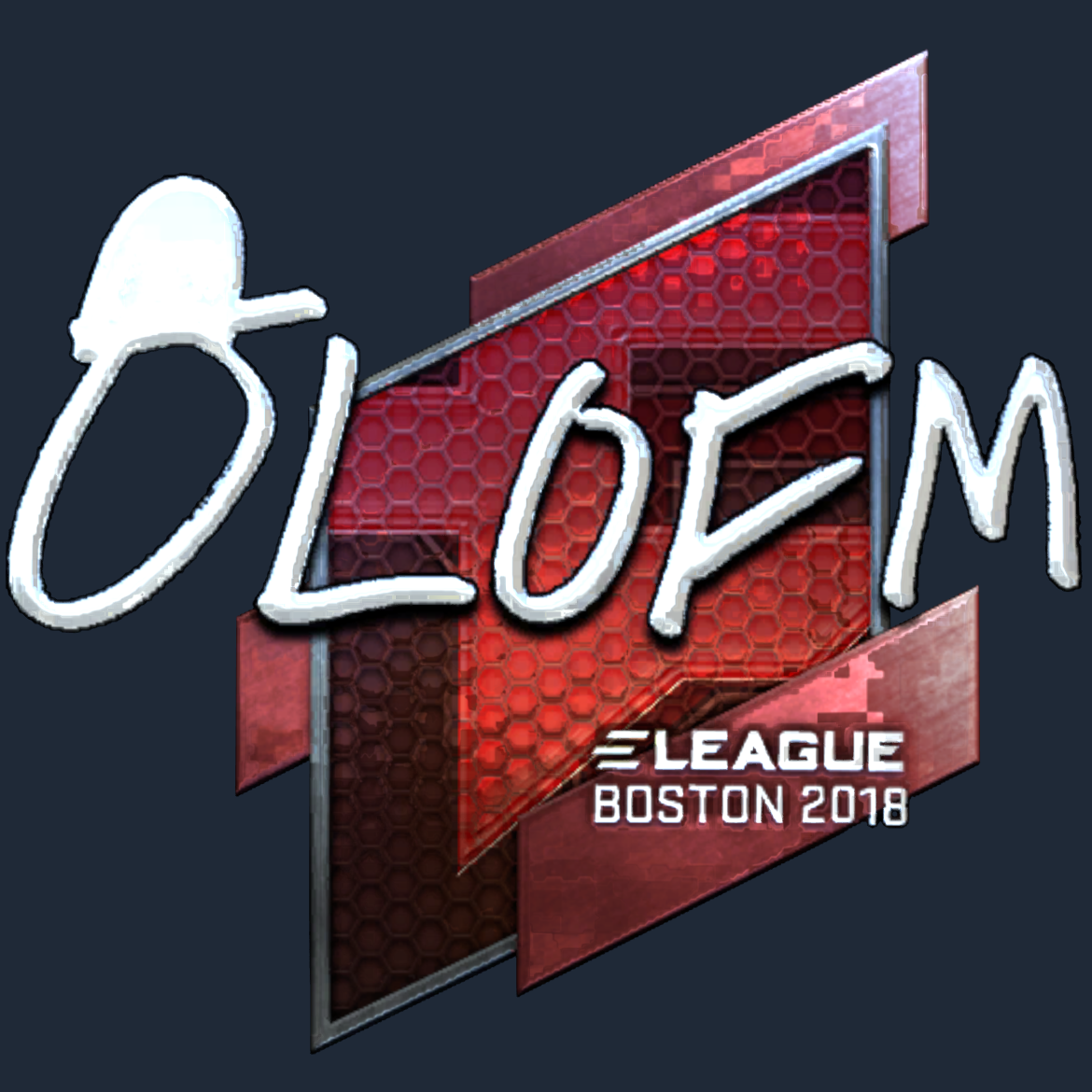 Sticker | olofmeister (Foil) | Boston 2018 Screenshot