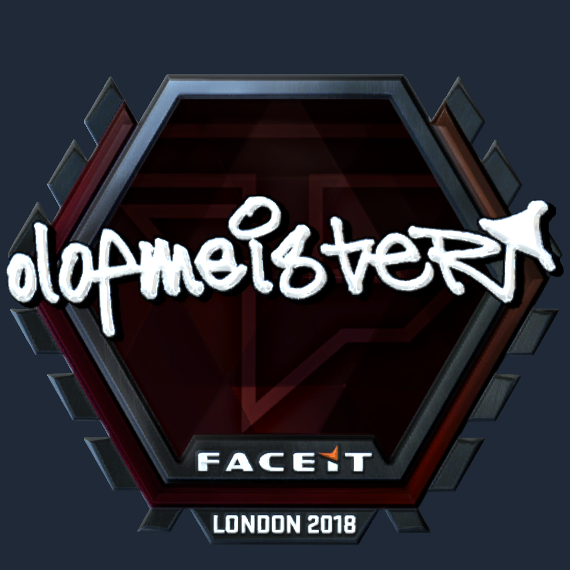 Sticker | olofmeister (Foil) | London 2018 Screenshot