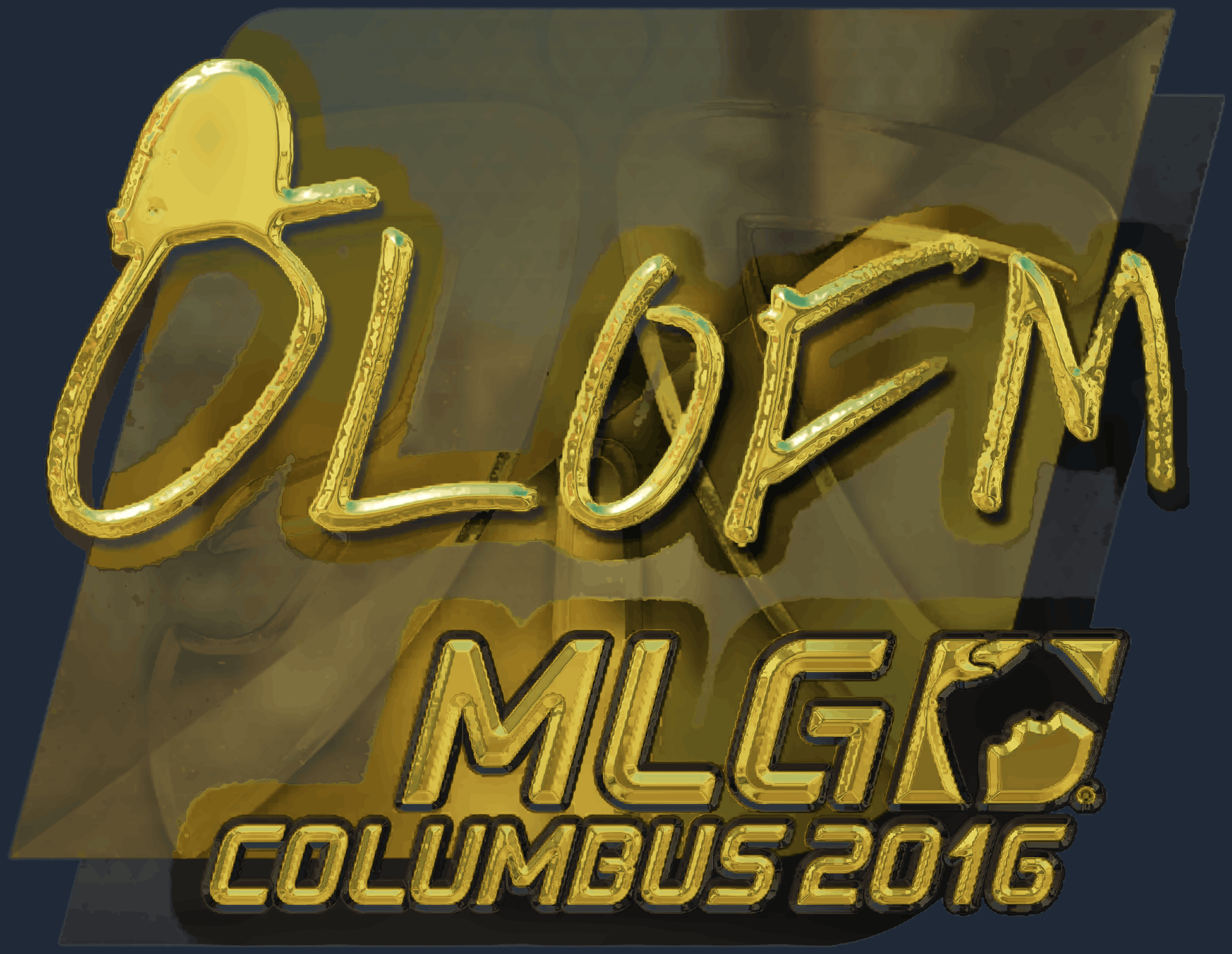 Sticker | olofmeister (Gold) | MLG Columbus 2016 Screenshot