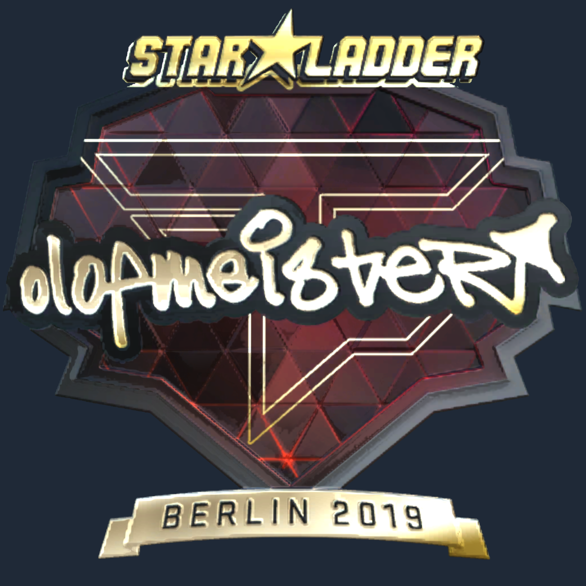 Sticker | olofmeister (Gold) | Berlin 2019 Screenshot