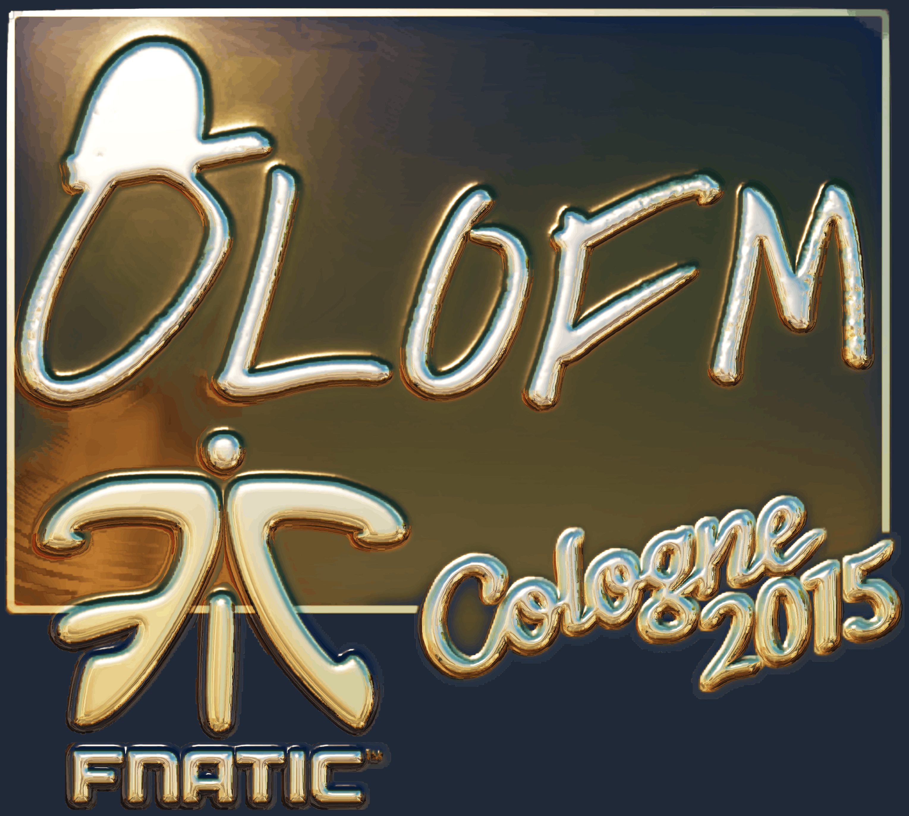 Sticker | olofmeister (Gold) | Cologne 2015 Screenshot