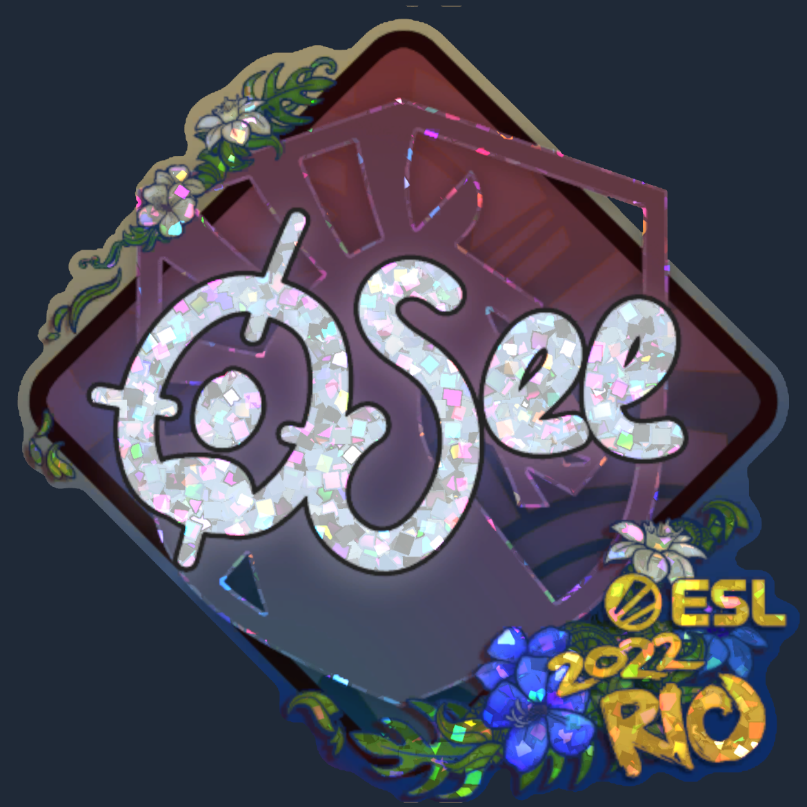 Sticker | oSee (Glitter) | Rio 2022 Screenshot