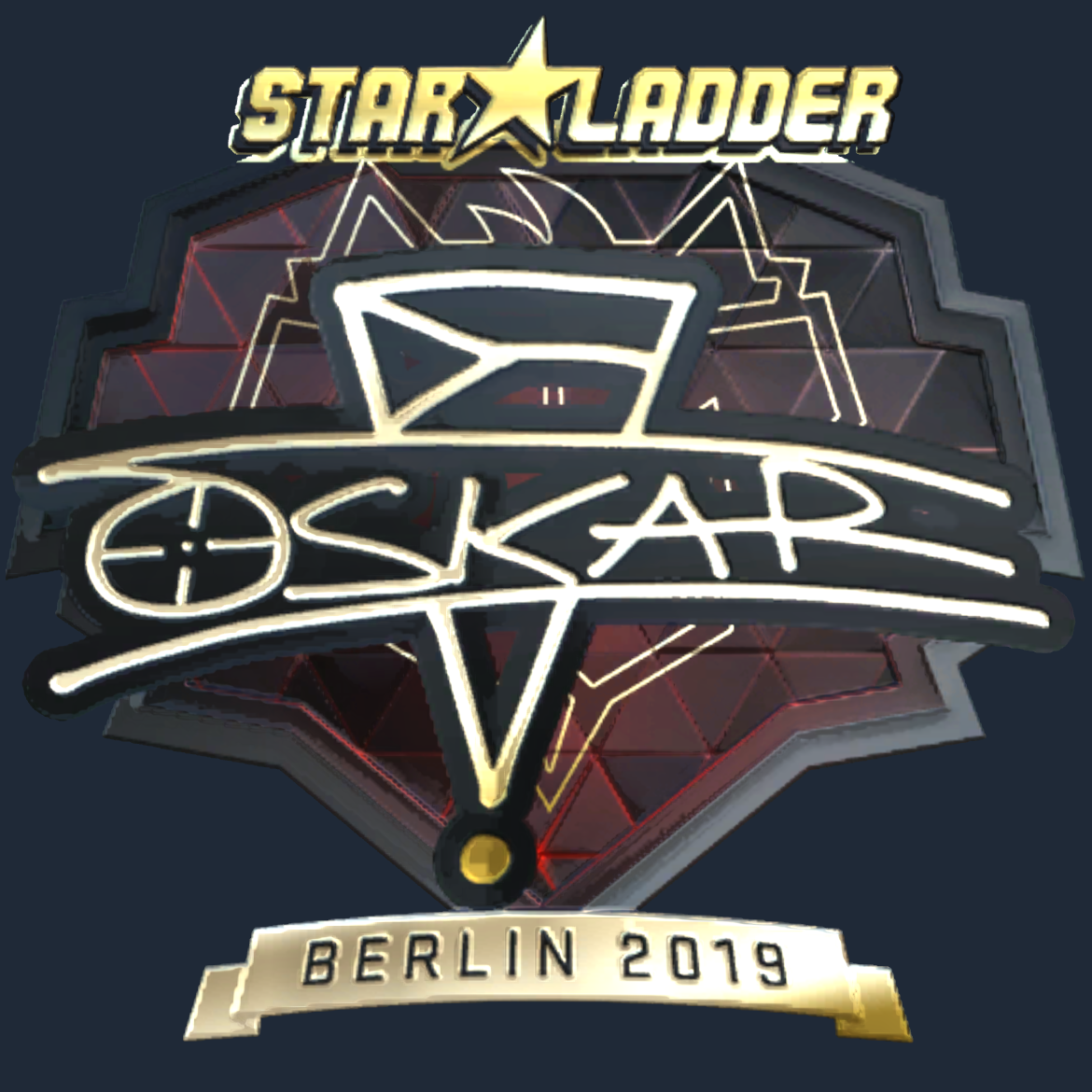 Sticker | oskar (Gold) | Berlin 2019 Screenshot