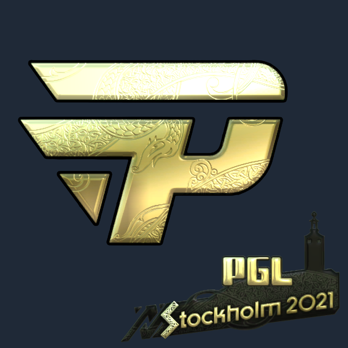 Sticker | paiN Gaming (Gold) | Stockholm 2021 Screenshot
