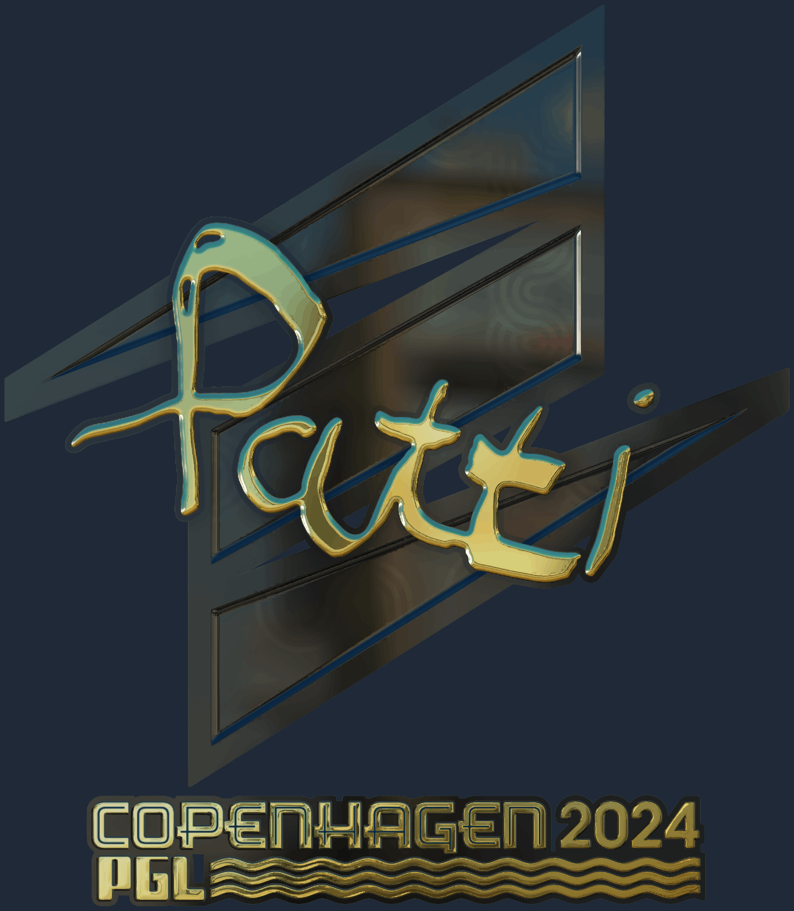 Sticker | Patti (Gold) | Copenhagen 2024 Screenshot