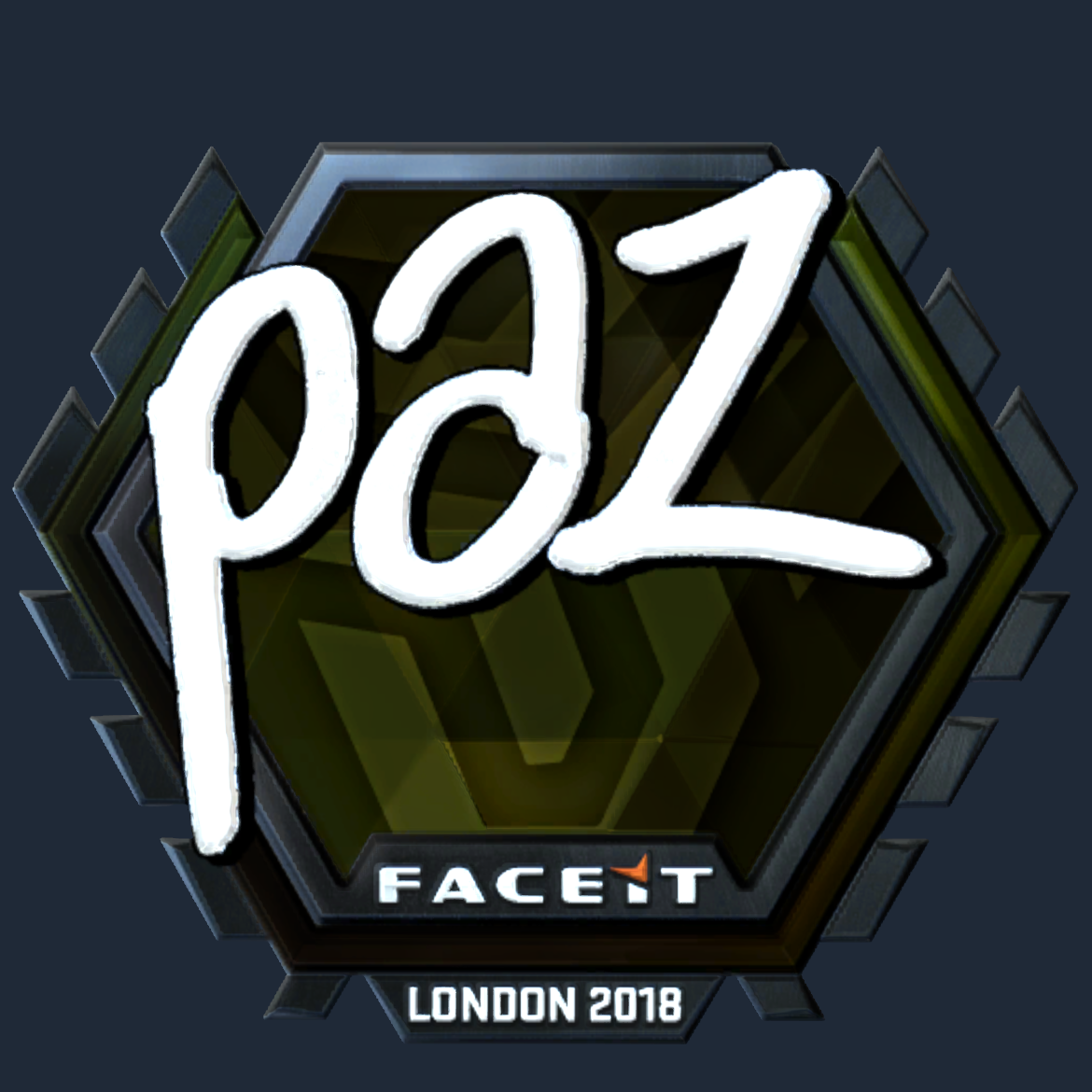 Sticker | paz (Foil) | London 2018 Screenshot