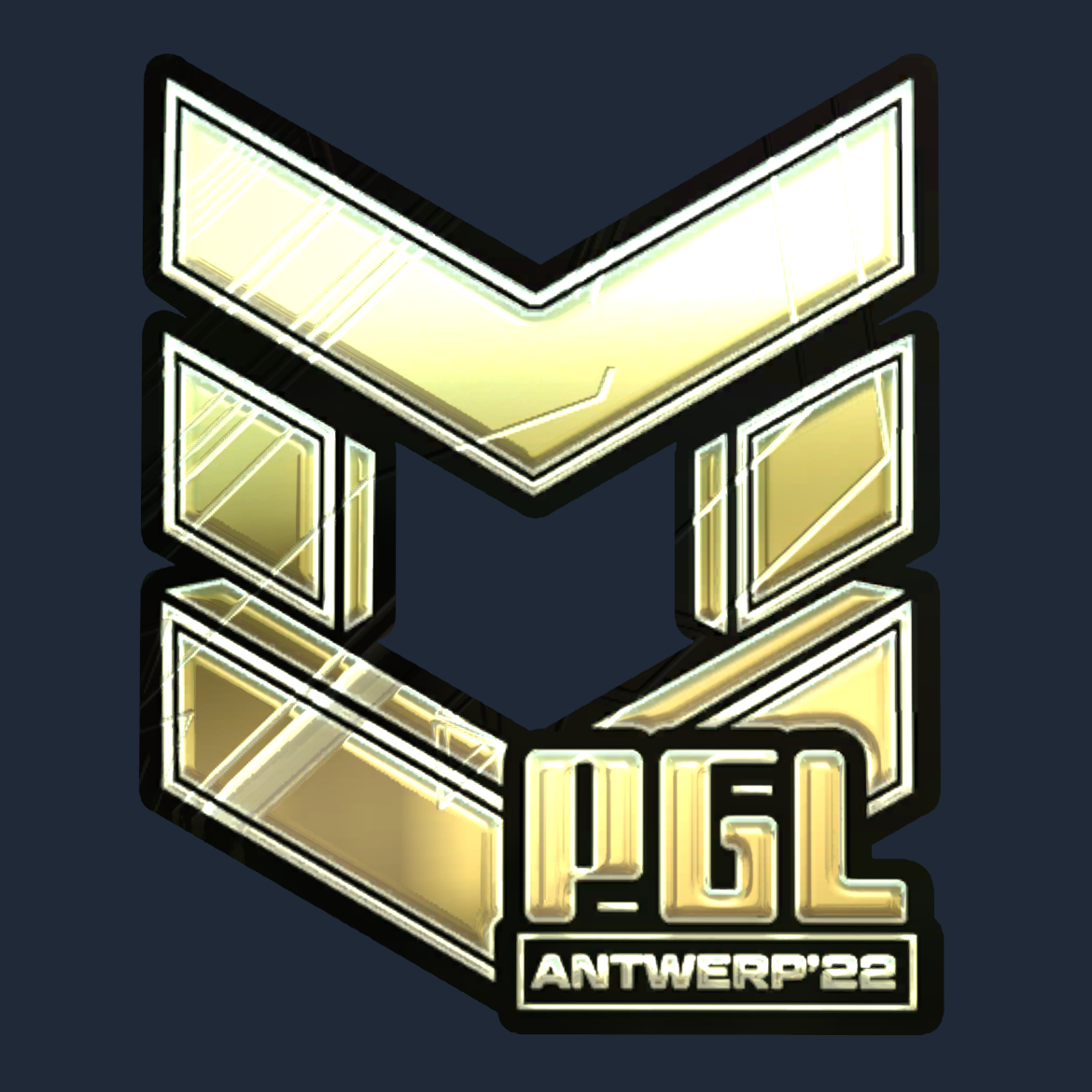 Sticker | PGL (Gold) | Antwerp 2022 Screenshot