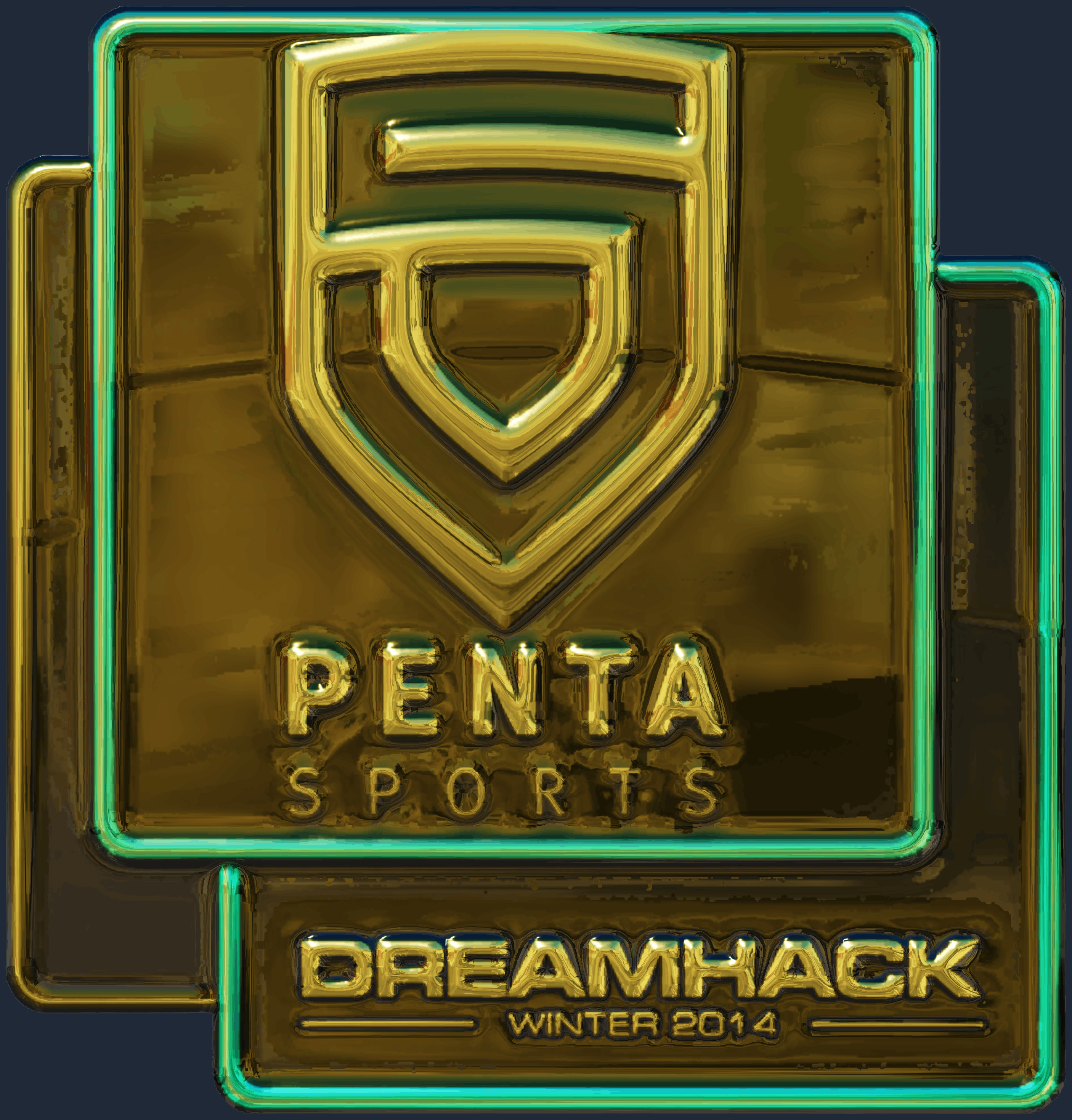 Sticker | PENTA Sports (Gold) | DreamHack 2014 Screenshot