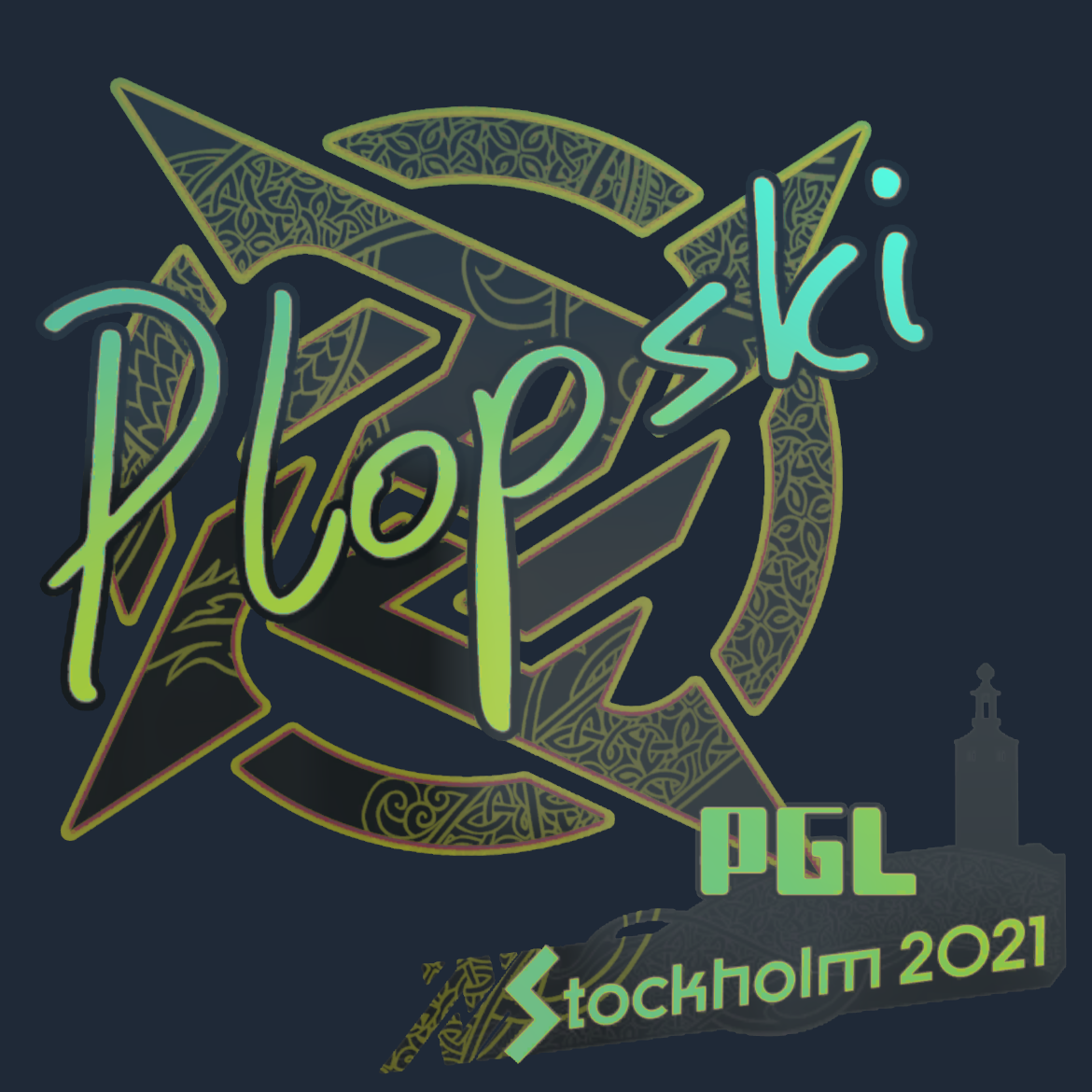 Sticker | Plopski (Holo) | Stockholm 2021 Screenshot