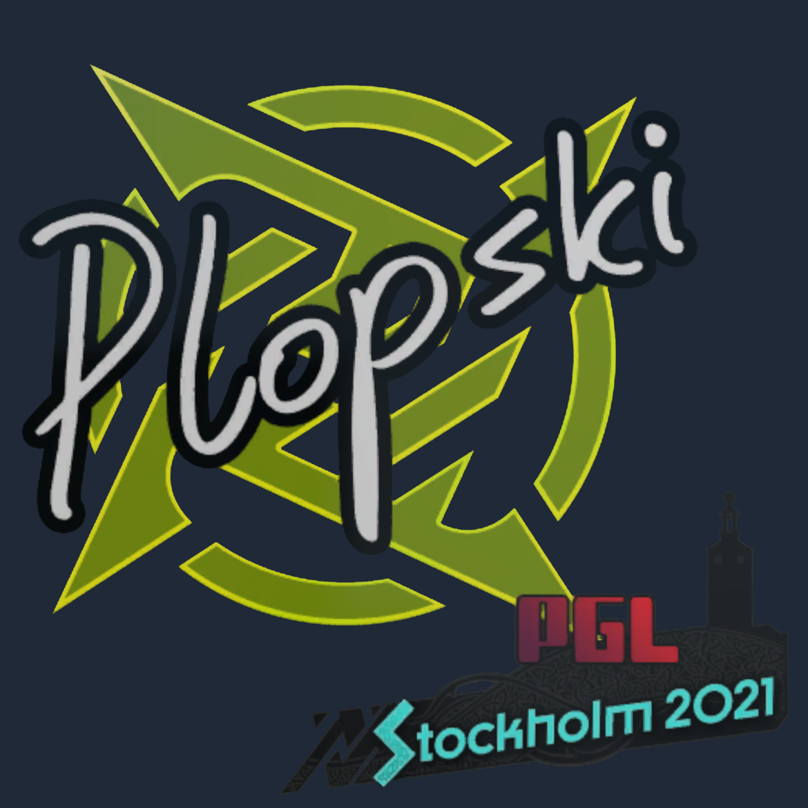 Sticker | Plopski | Stockholm 2021 Screenshot