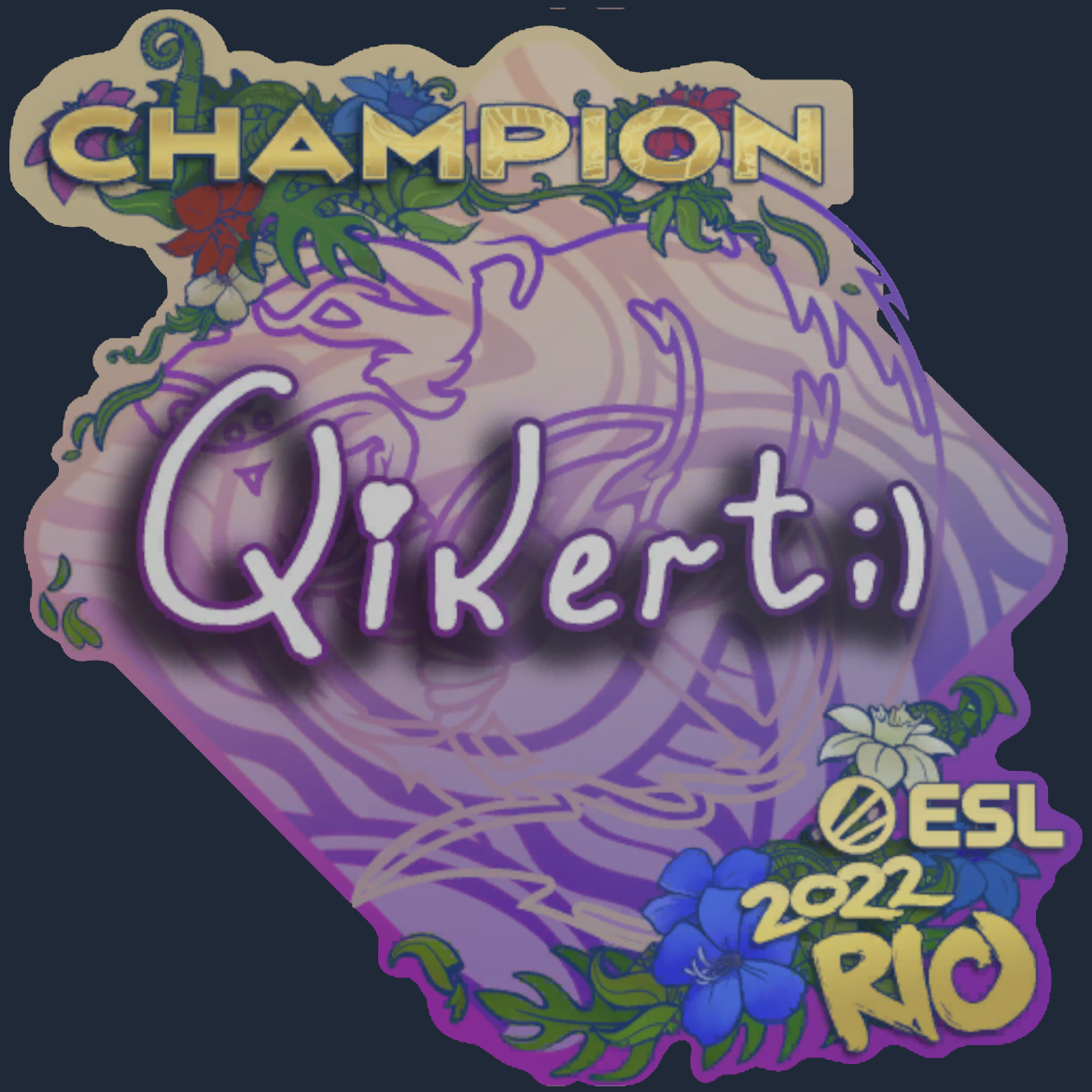 Sticker | qikert (Champion) | Rio 2022 Screenshot