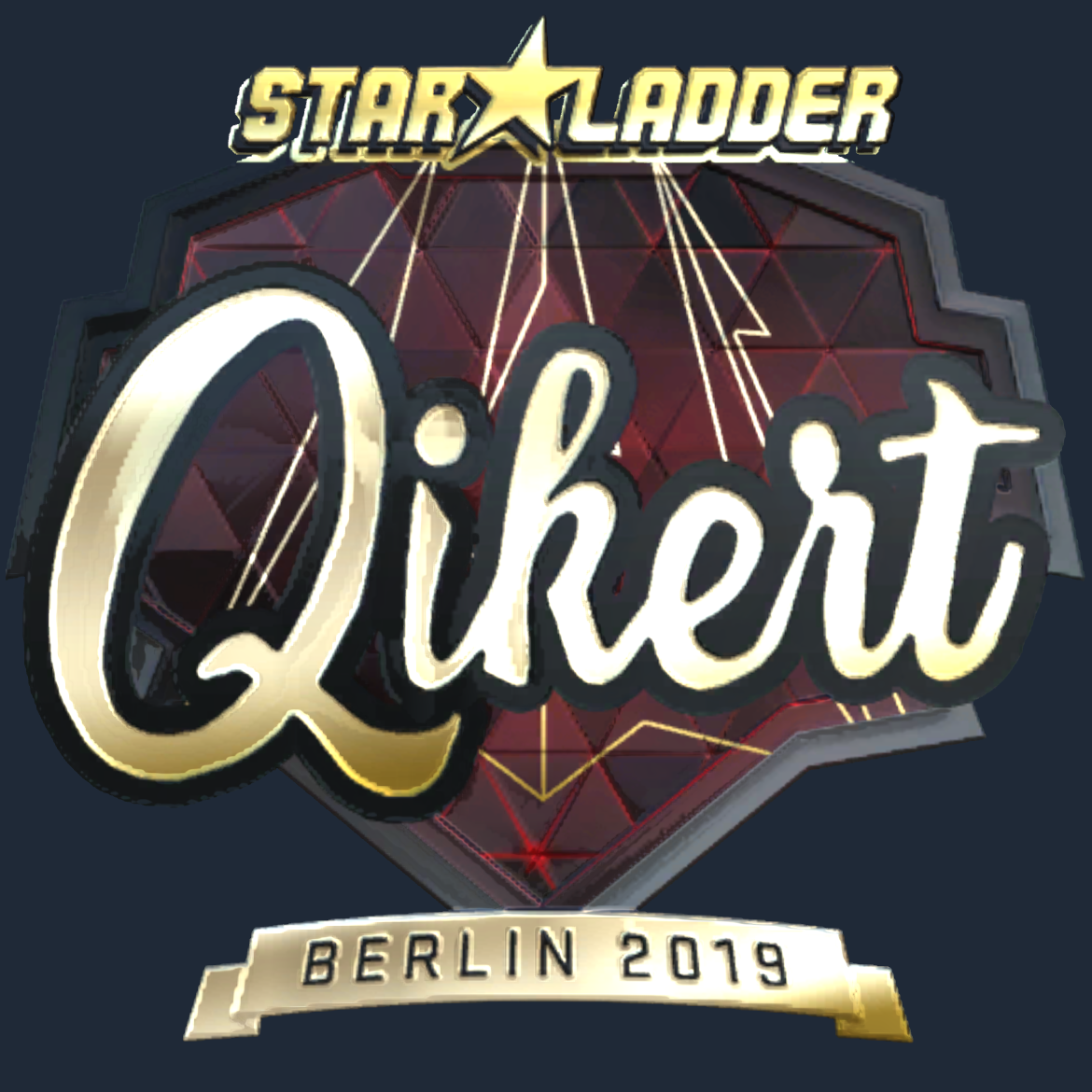 Sticker | qikert (Gold) | Berlin 2019 Screenshot