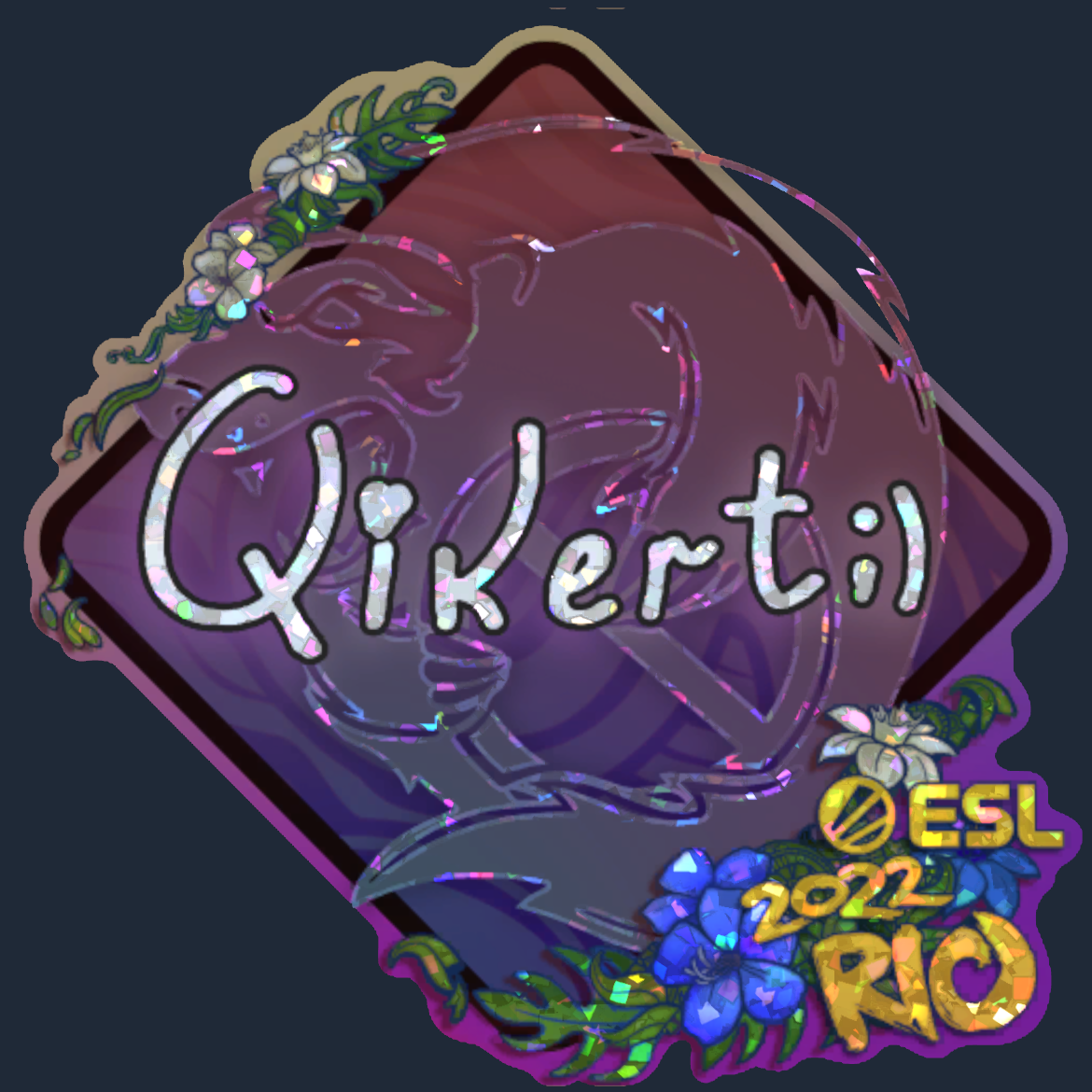 Sticker | qikert (Glitter) | Rio 2022 Screenshot