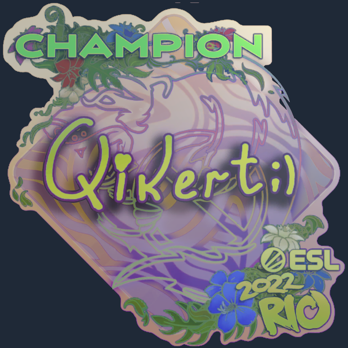 Sticker | qikert (Holo, Champion) | Rio 2022 Screenshot
