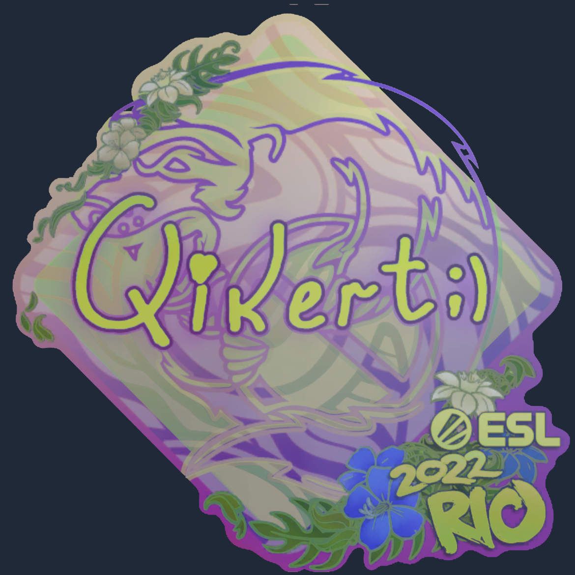 Sticker | qikert (Holo) | Rio 2022 Screenshot