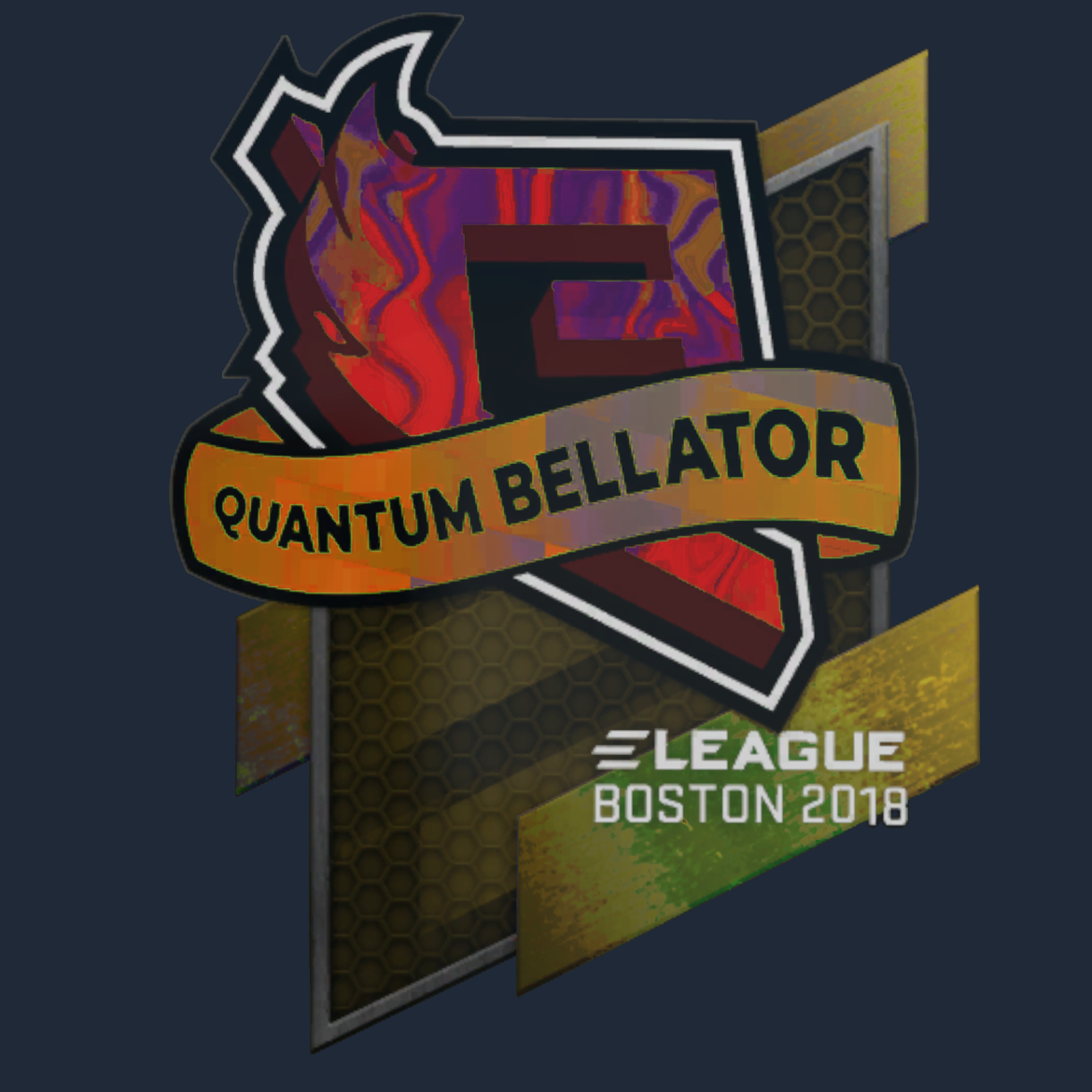 Sticker | Quantum Bellator Fire (Holo) | Boston 2018 Screenshot