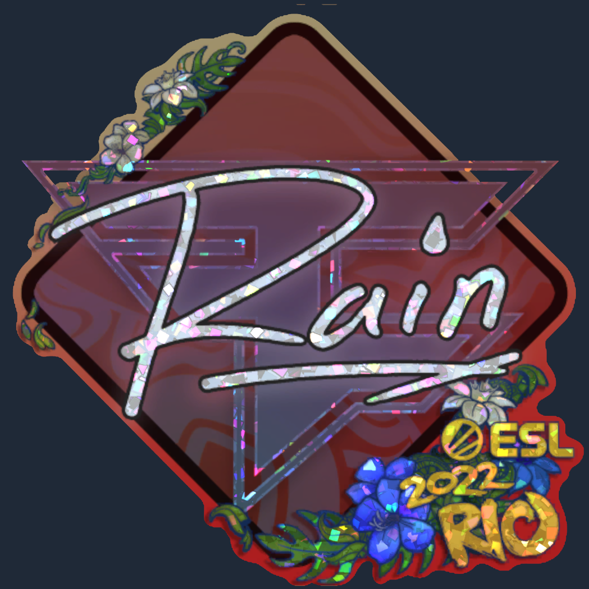 Sticker | rain (Glitter) | Rio 2022 Screenshot
