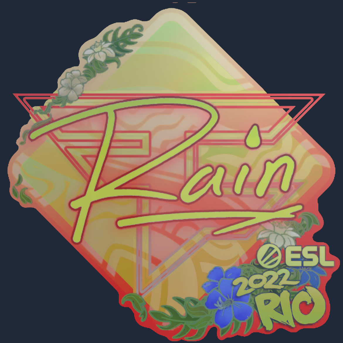 Sticker | rain (Holo) | Rio 2022 Screenshot