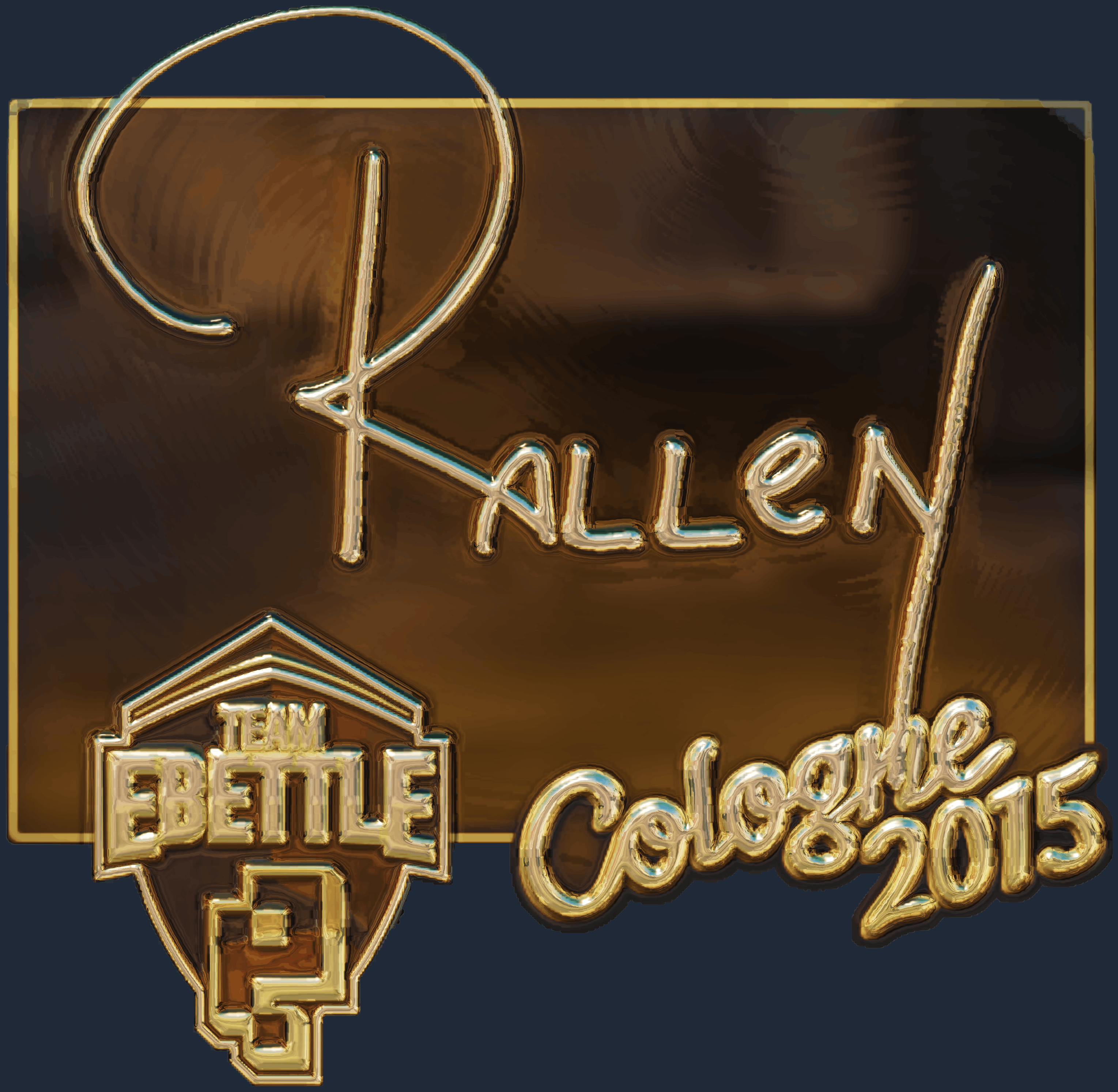 Sticker | rallen (Gold) | Cologne 2015 Screenshot