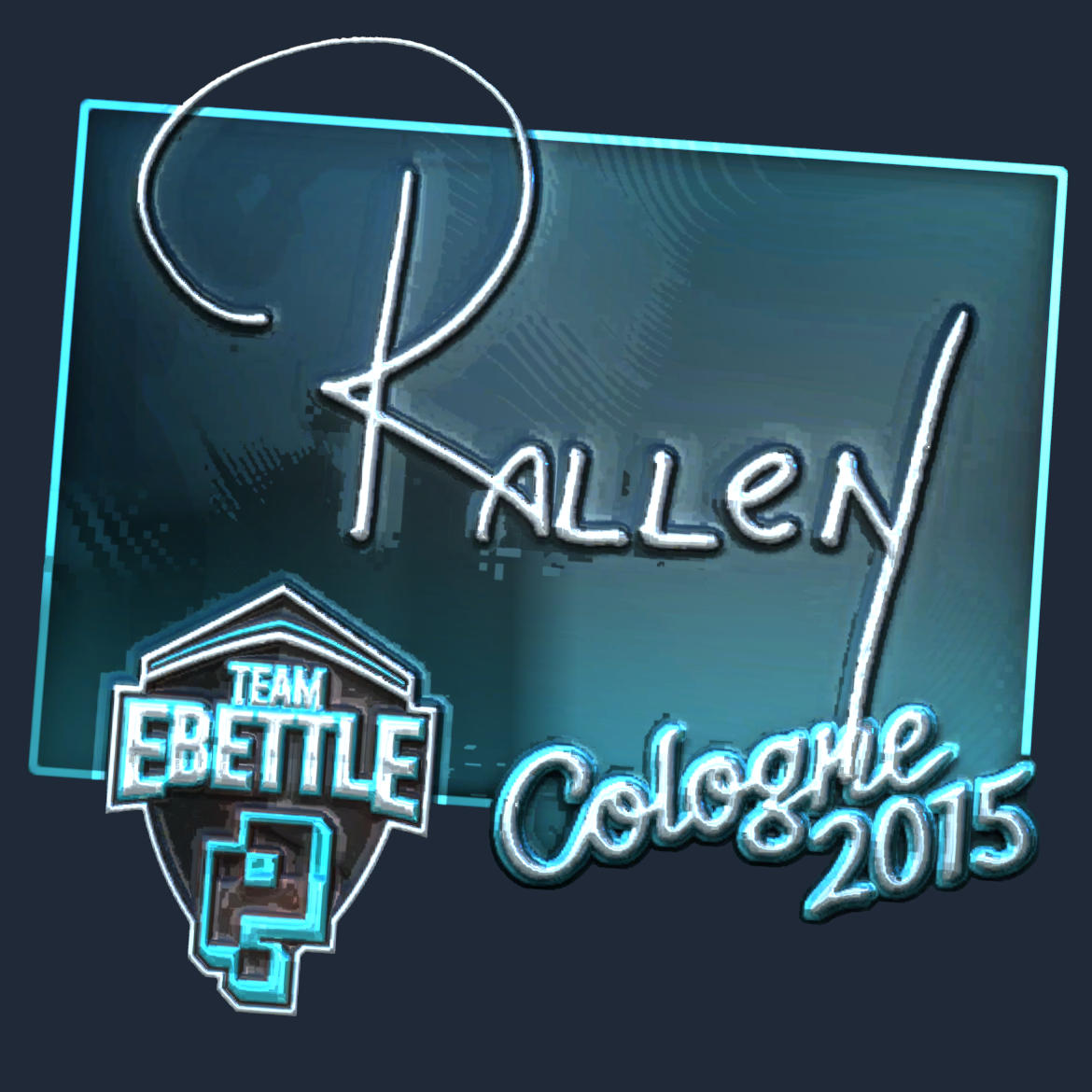 Sticker | rallen (Foil) | Cologne 2015 Screenshot