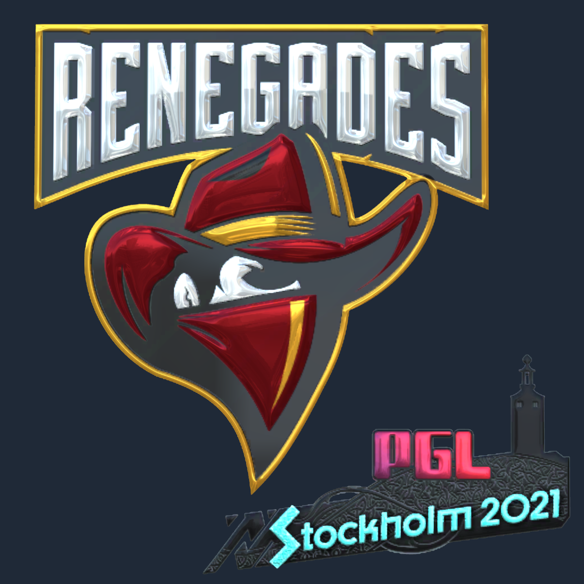 Sticker | Renegades (Foil) | Stockholm 2021 Screenshot