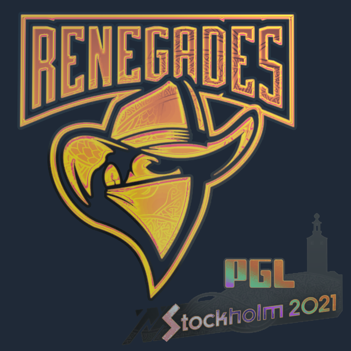 Sticker | Renegades (Holo) | Stockholm 2021 Screenshot