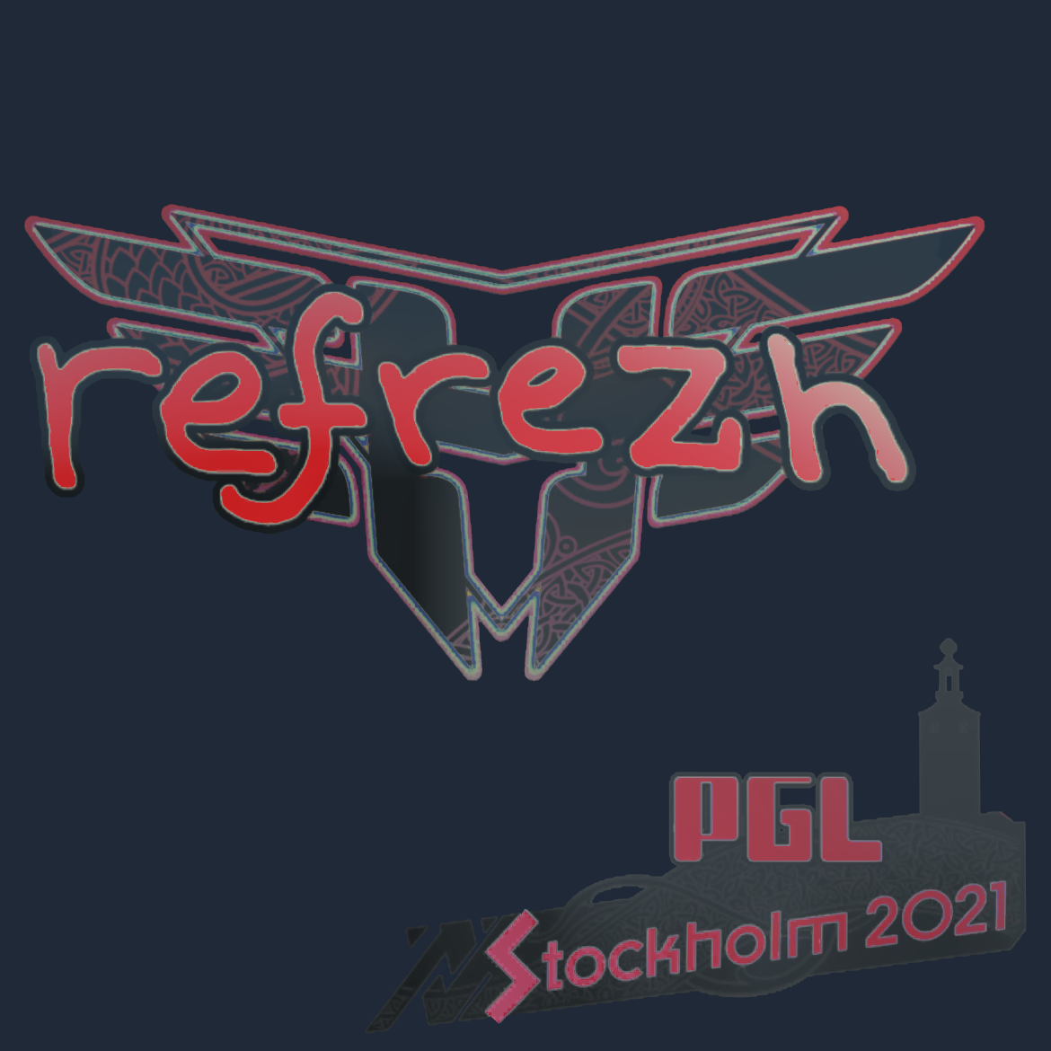 Sticker | refrezh (Holo) | Stockholm 2021 Screenshot