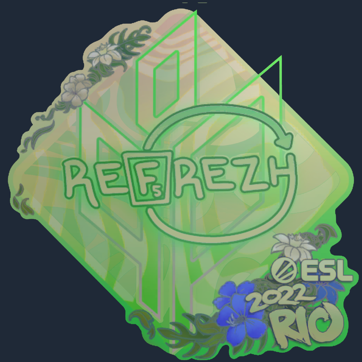 Sticker | refrezh (Holo) | Rio 2022 Screenshot