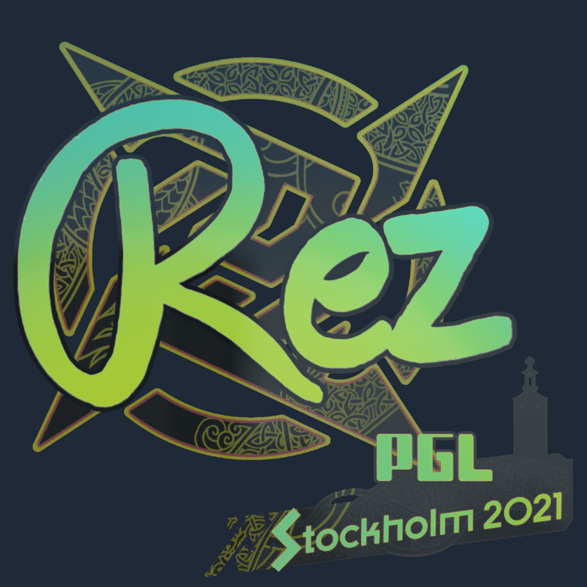 Sticker | REZ (Holo) | Stockholm 2021 Screenshot