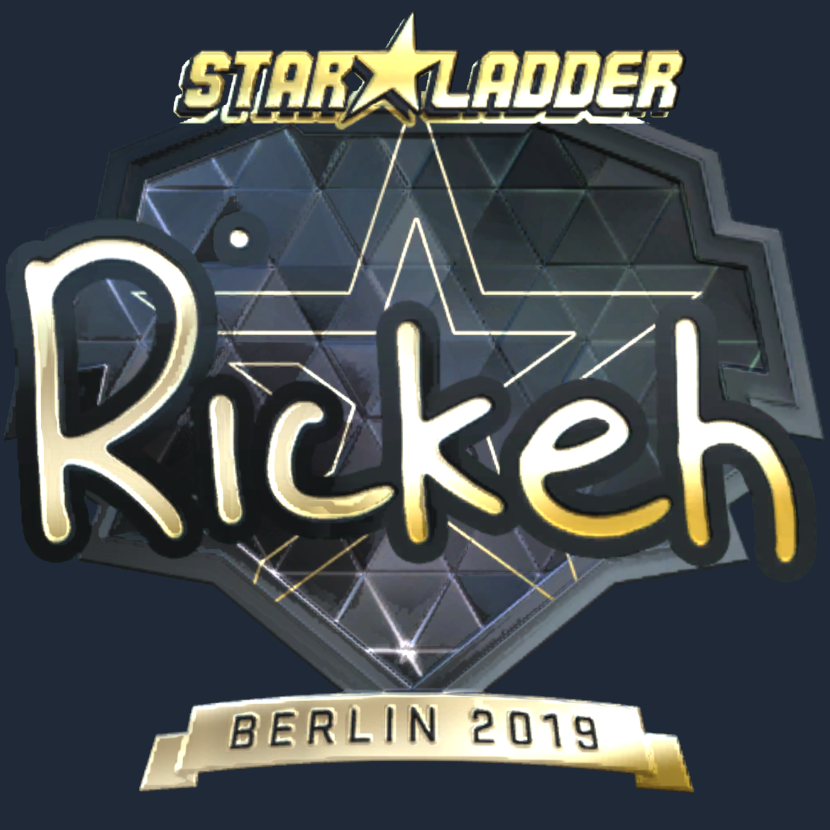 Sticker | Rickeh (Gold) | Berlin 2019 Screenshot