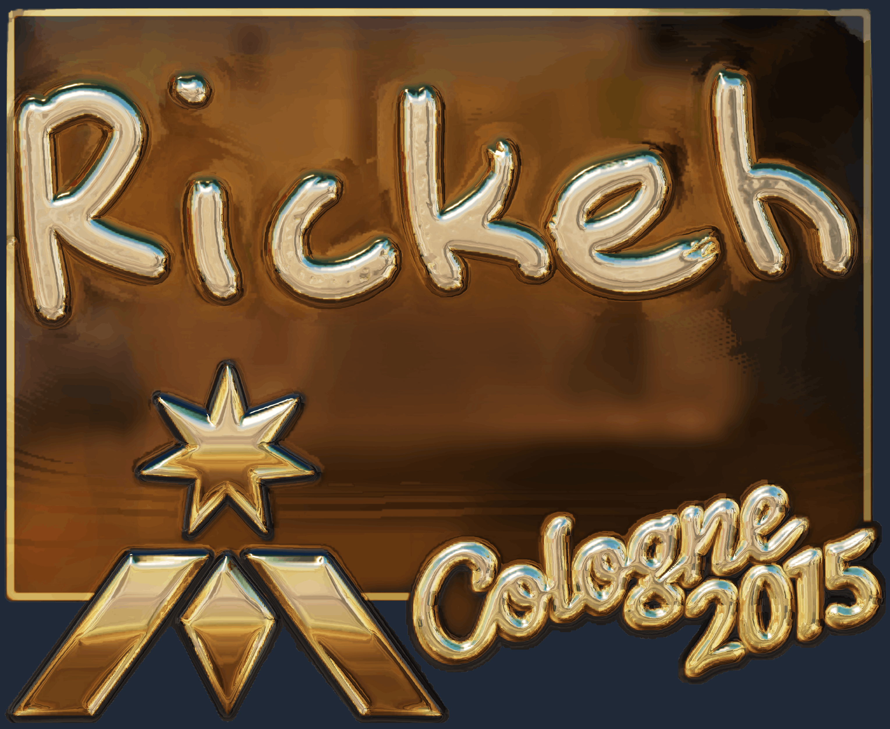Sticker | Rickeh (Gold) | Cologne 2015 Screenshot