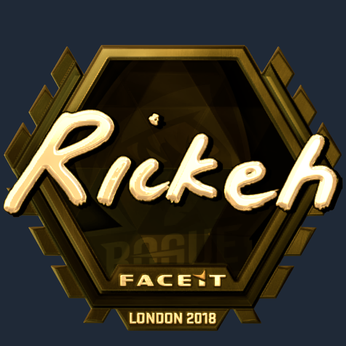 Sticker | Rickeh (Gold) | London 2018 Screenshot